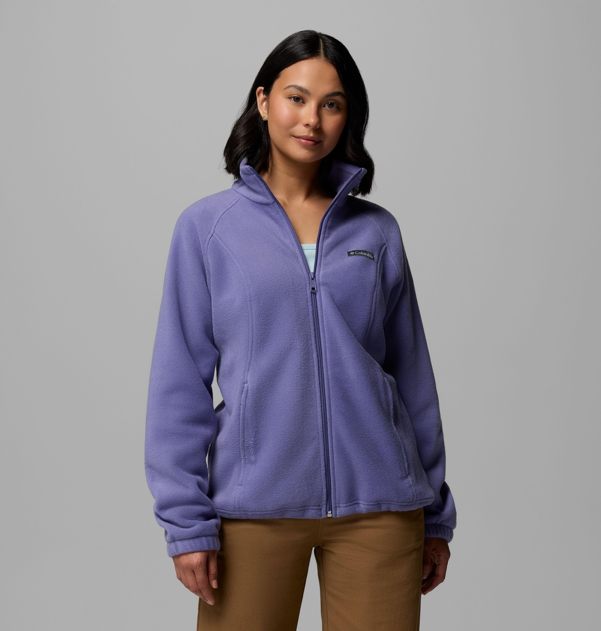 Columbia Fleecejacke »Benton Springs™« sportlicher Stil, klassischer Schnitt, innenliegender Kordelzug
