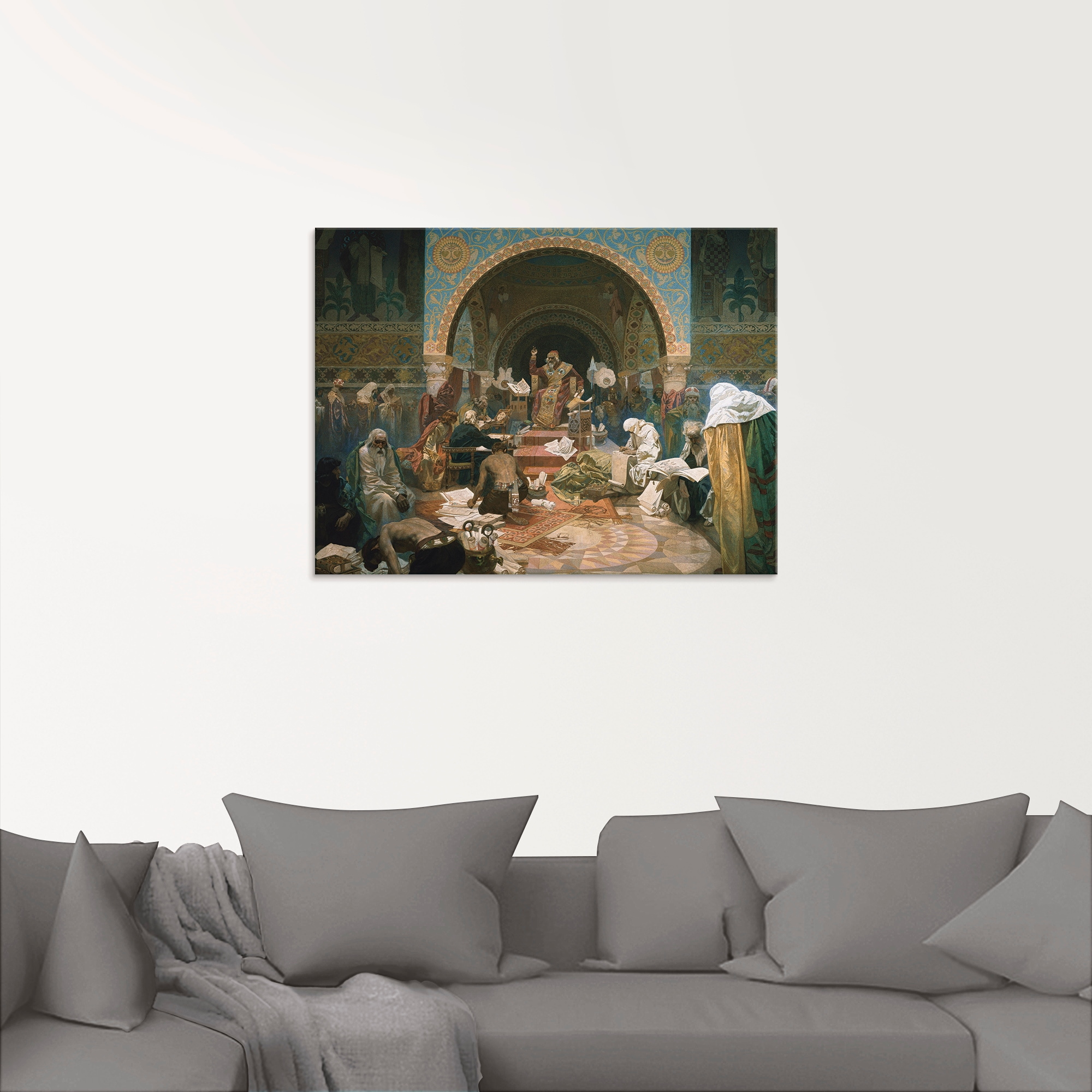 Artland Glasbild »Das slawische Epos: Zar Simon Bulgarien«, historische Ereignisse, (1 St.), in verschiedenen Größen