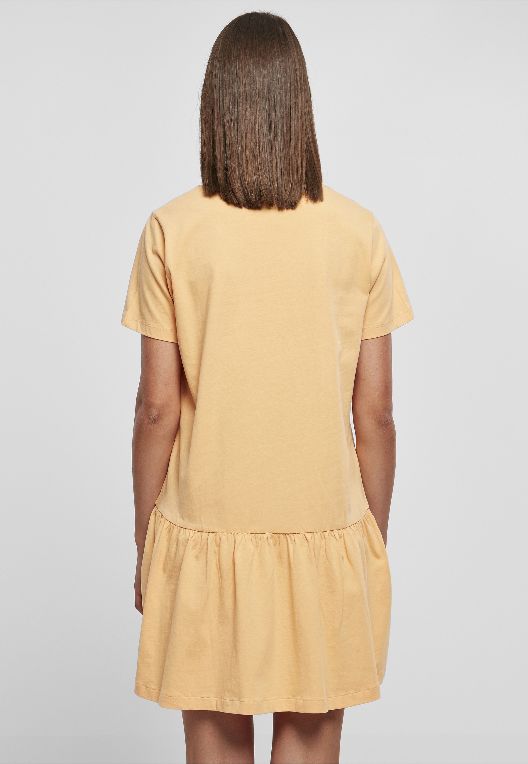 URBAN CLASSICS Shirtkleid »Urban Classics Damen Ladies Valance Tee Dress« 1 Stk. tlg.