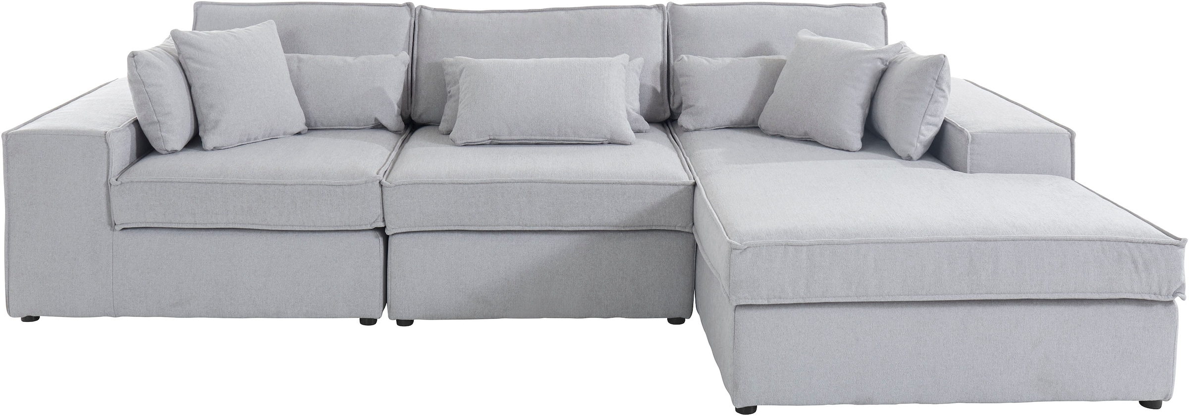 OTTO home Ecksofa "Florid L-Form" 3 Teile, bestehend aus Modulen, viele Bez günstig online kaufen