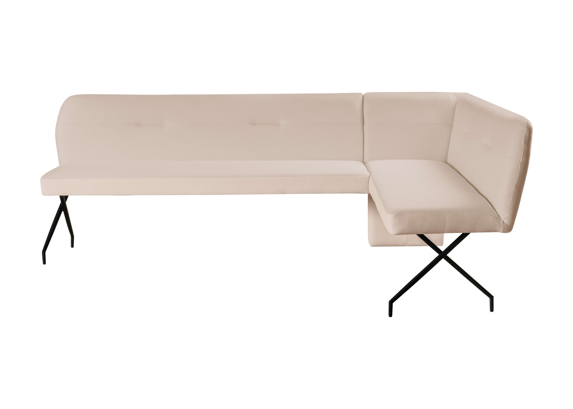 OTTO home Eckbankgruppe »Gabi Essecke, Sitzgruppe, Eckbankgruppe, Küchenbankgruppe« Set, 4tlg, 4 tlg. tlg. Stuhl: 360° drehbar (Rückst.), 2-Stoff-Design. Wellenfederung Eckbank