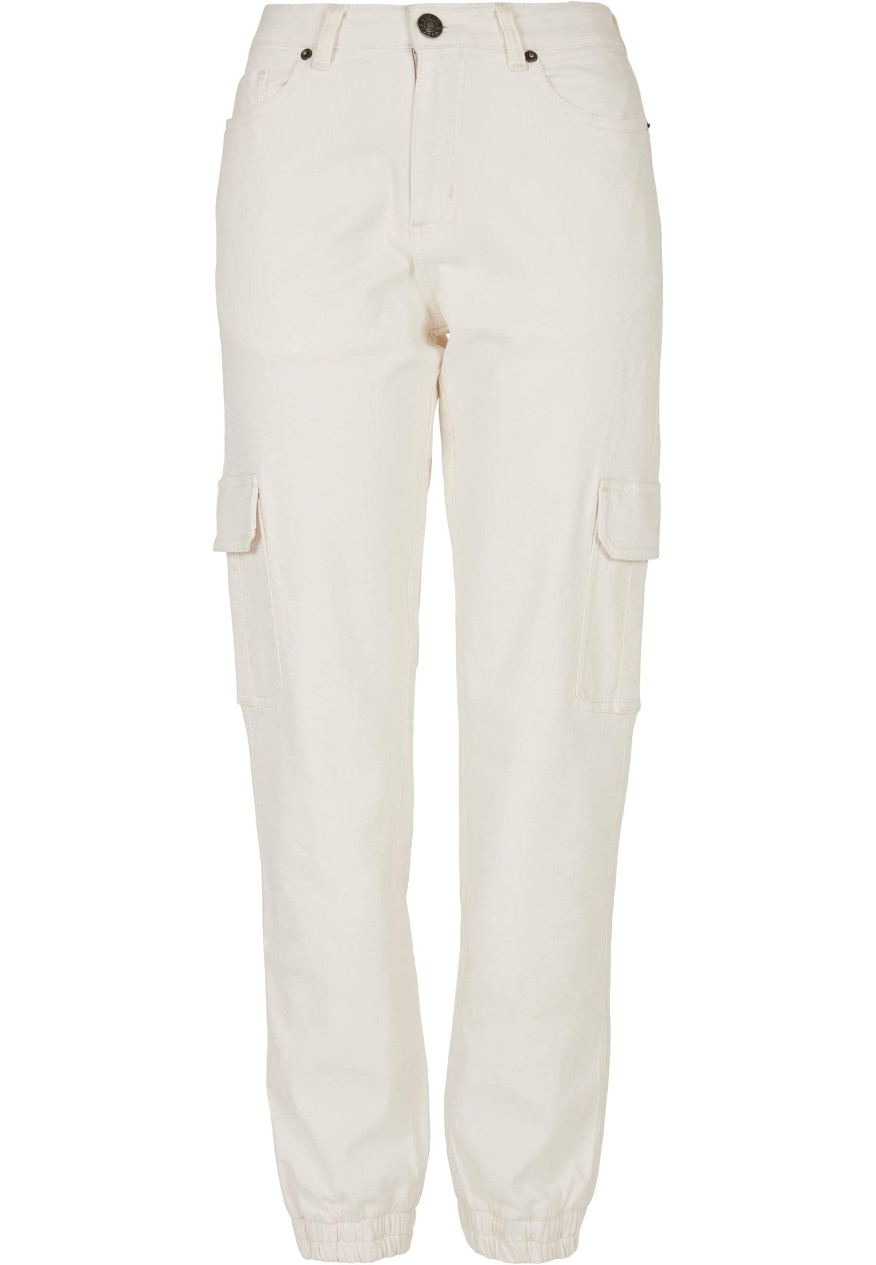 URBAN CLASSICS Stoffhose "Urban Classics Damen Ladies Organic Stretch Denim günstig online kaufen