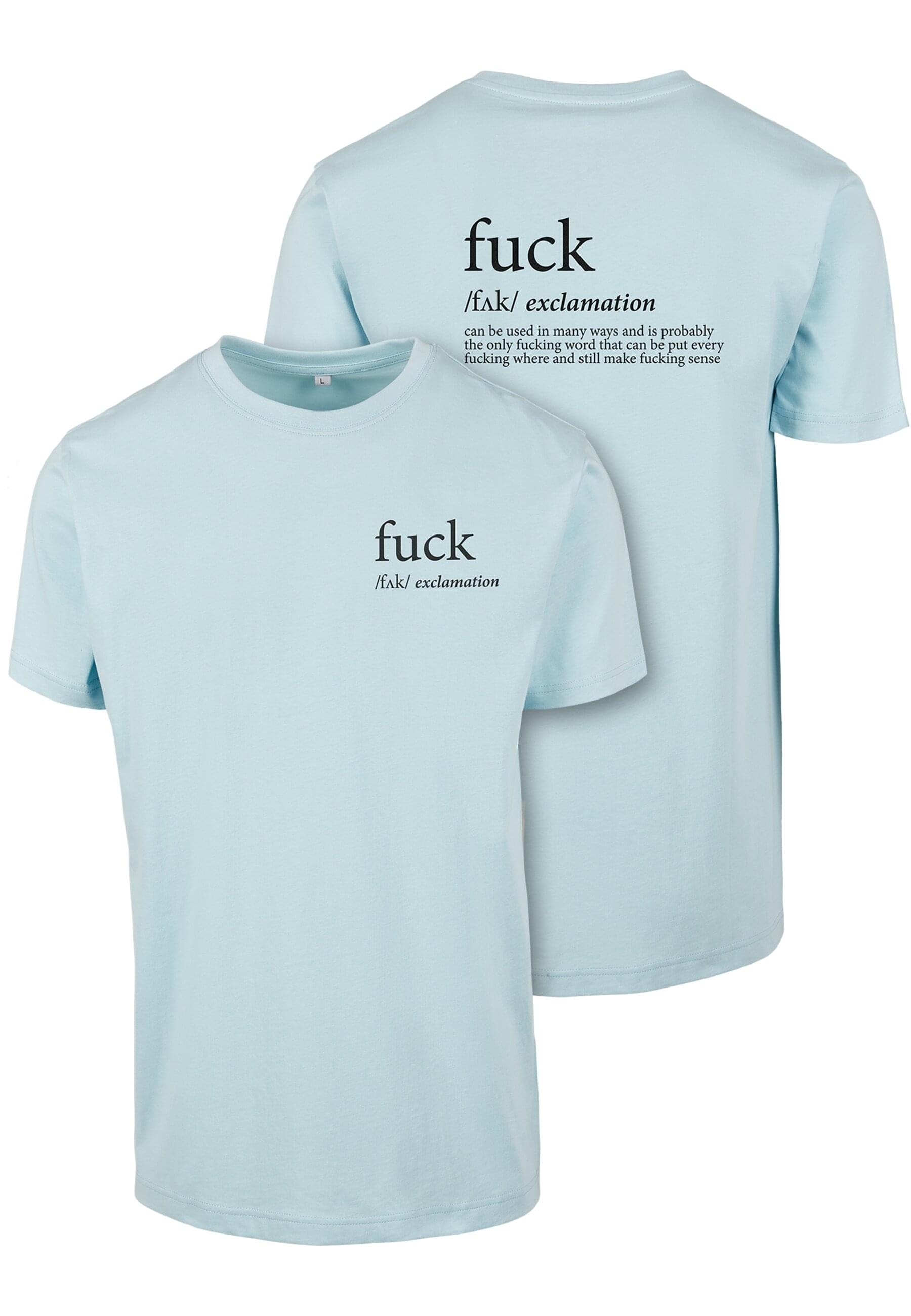 MisterTee T-Shirt "MisterTee Herren FCK Tee" 1 Stk. tlg. günstig online kaufen