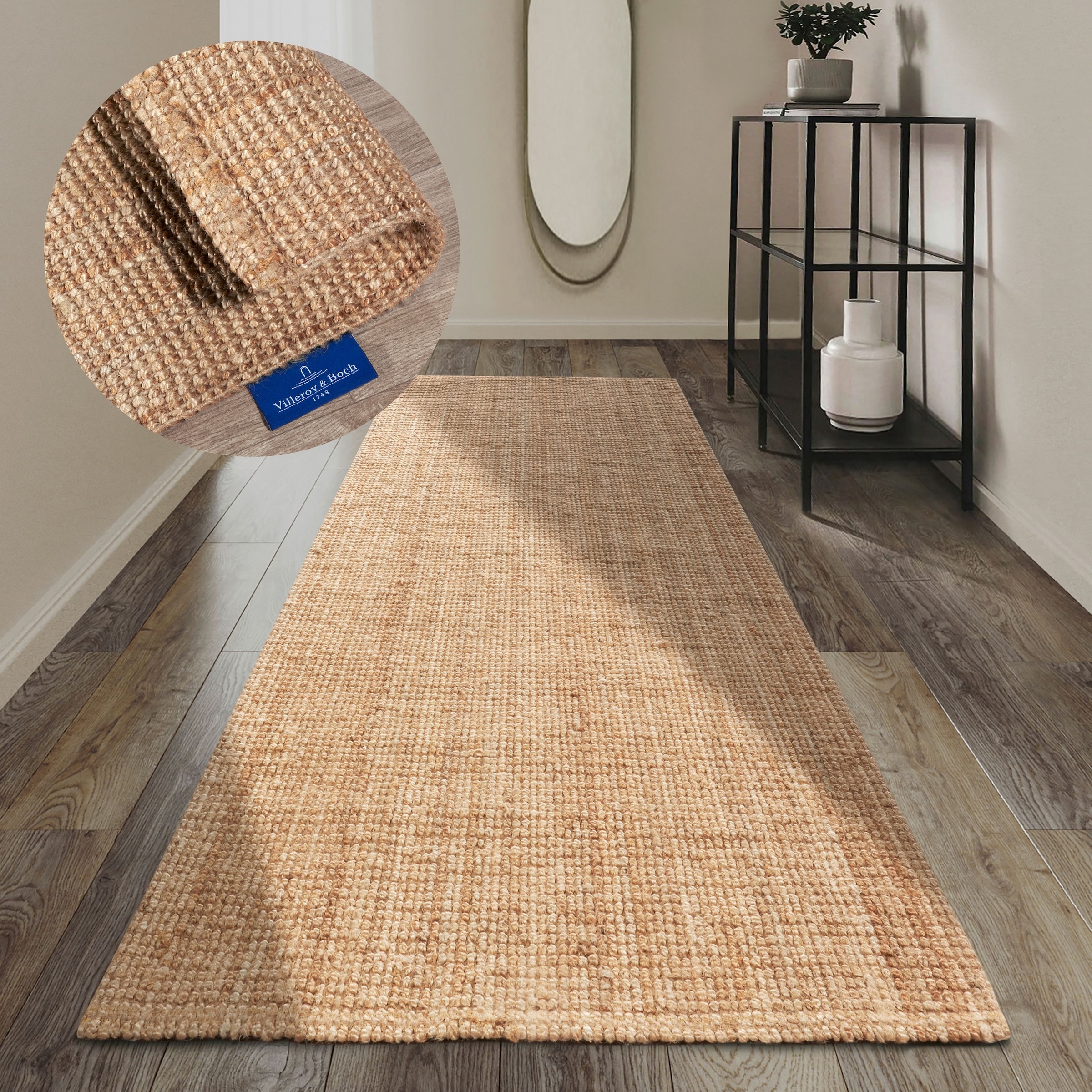 Villeroy & Boch Teppich "Rosalie Juteteppich" rechteckig 10 mm Höhe Läufer, 100% Jute, Natur, Wohnzimmer, Esszimmer, Schlafzimmer, GRS