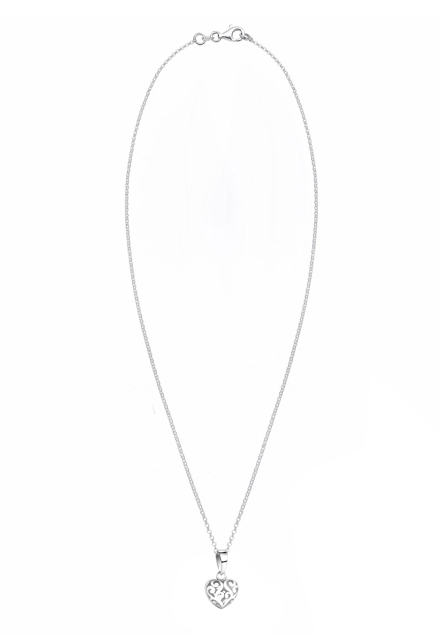 Nenalina Kette mit Anhänger »Herz Anhänger Ornament Love Liebe 925 Silber«