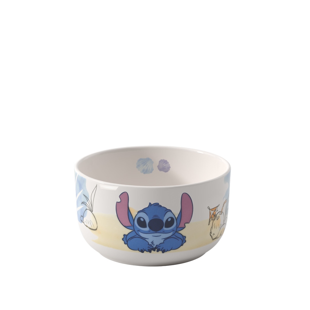 VILLEROY & BOCH Kinderschale "Müslischale Disney Stitch 440 ml bunt", Ø 12,3cm, bunt, Schüsseln, Spülmaschinenfest, Mikrowellensicher