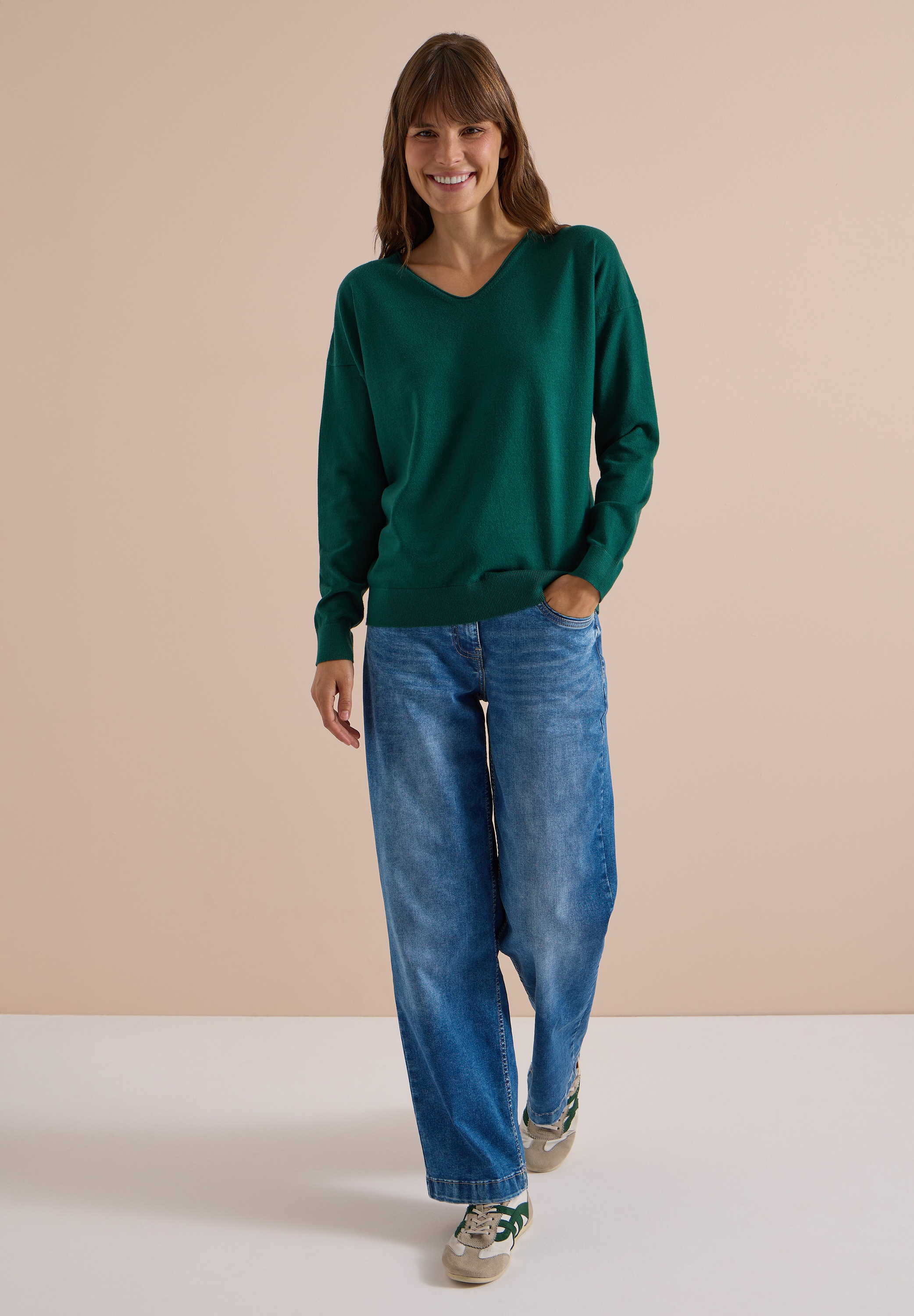 Cecil Strickpullover in Unifarbe