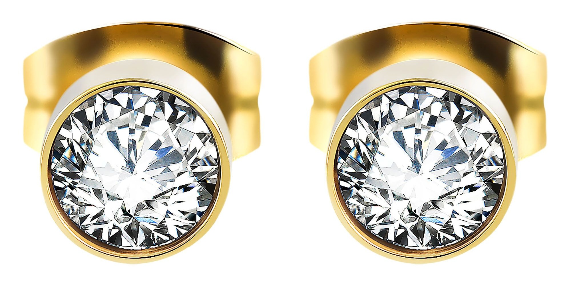 Adelia´s Paar Ohrhänger "Damen Ohrringe – Ohrstecker aus Edelstahl mit Zirk günstig online kaufen