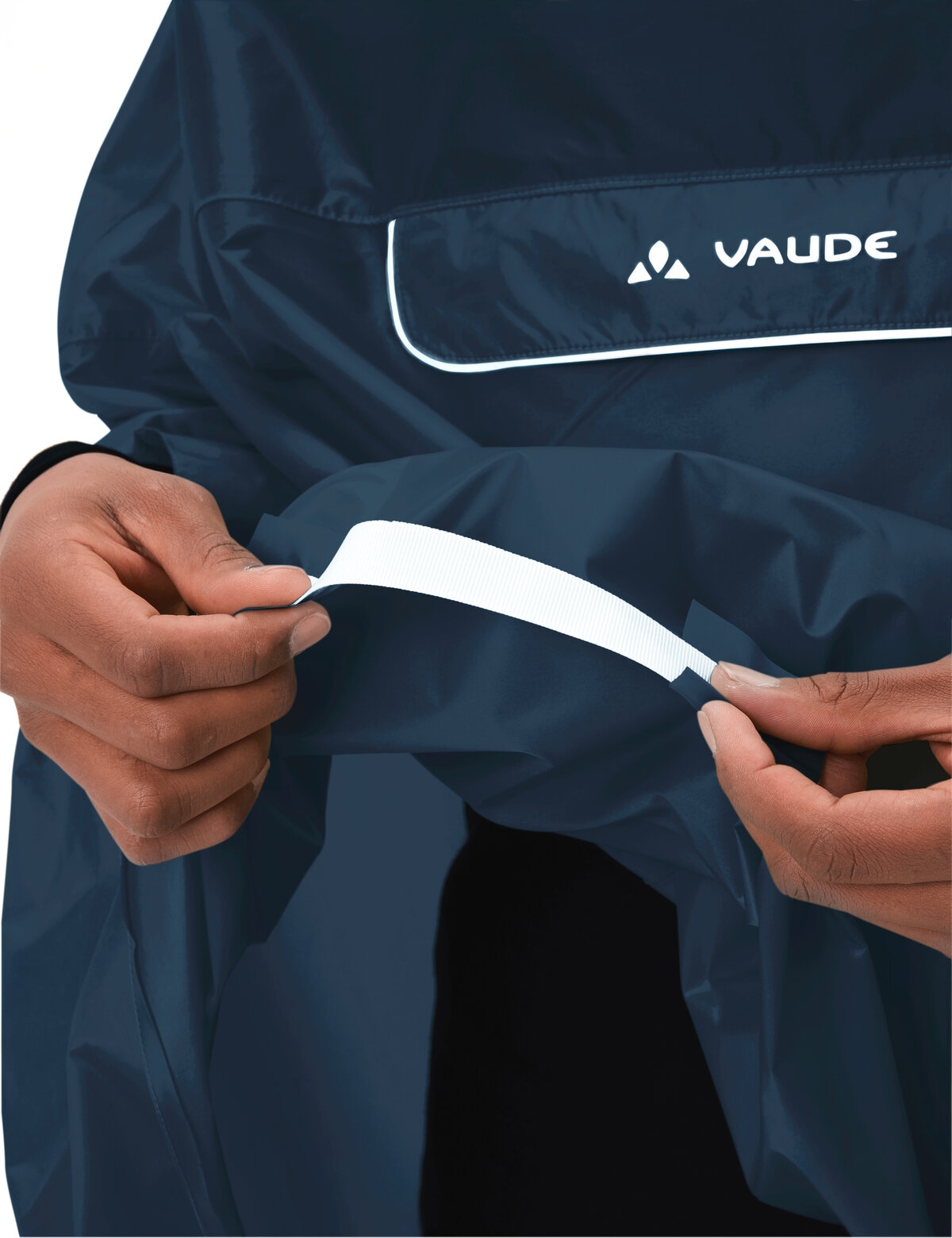 VAUDE Regenponcho »VALDIPINO PONCHO« für Radsport und Outdoor-Aktivitäten, leichtes Material
