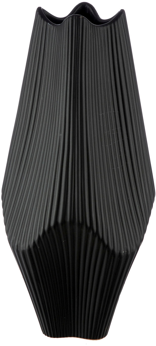 GILDE Tischvase "Vase Lamellen H. 30 cm", (1 St.) günstig online kaufen
