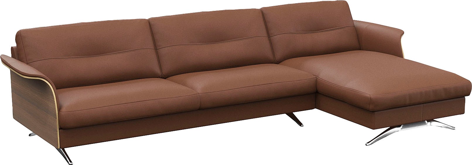 FLEXLUX Ecksofa "Glow Designsofa, bequem und komfortabel durch hochwertigen günstig online kaufen