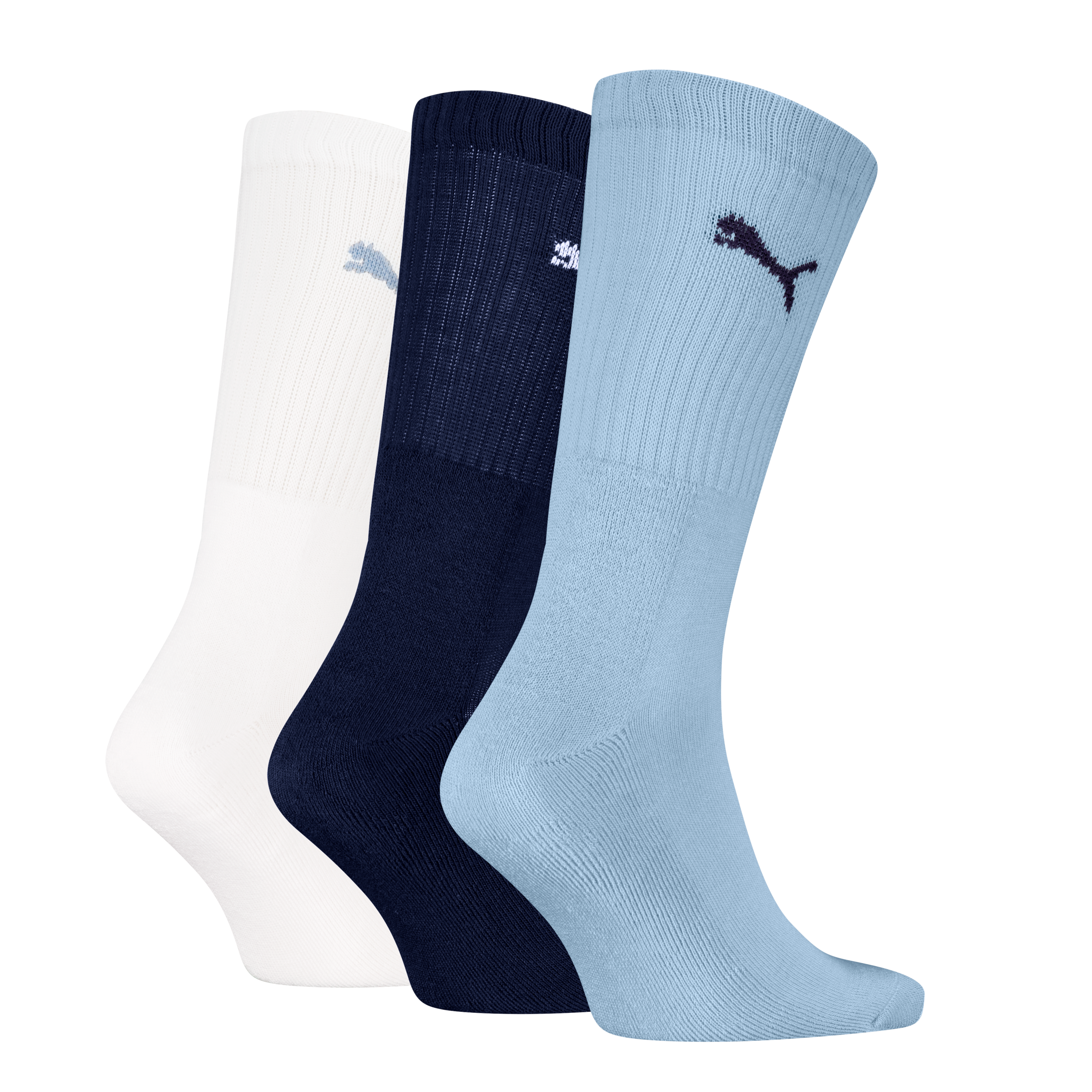 PUMA Socken "PUMA UNISEX CREW SOCK 3P", (3 Paar), mit farblichem Logo günstig online kaufen