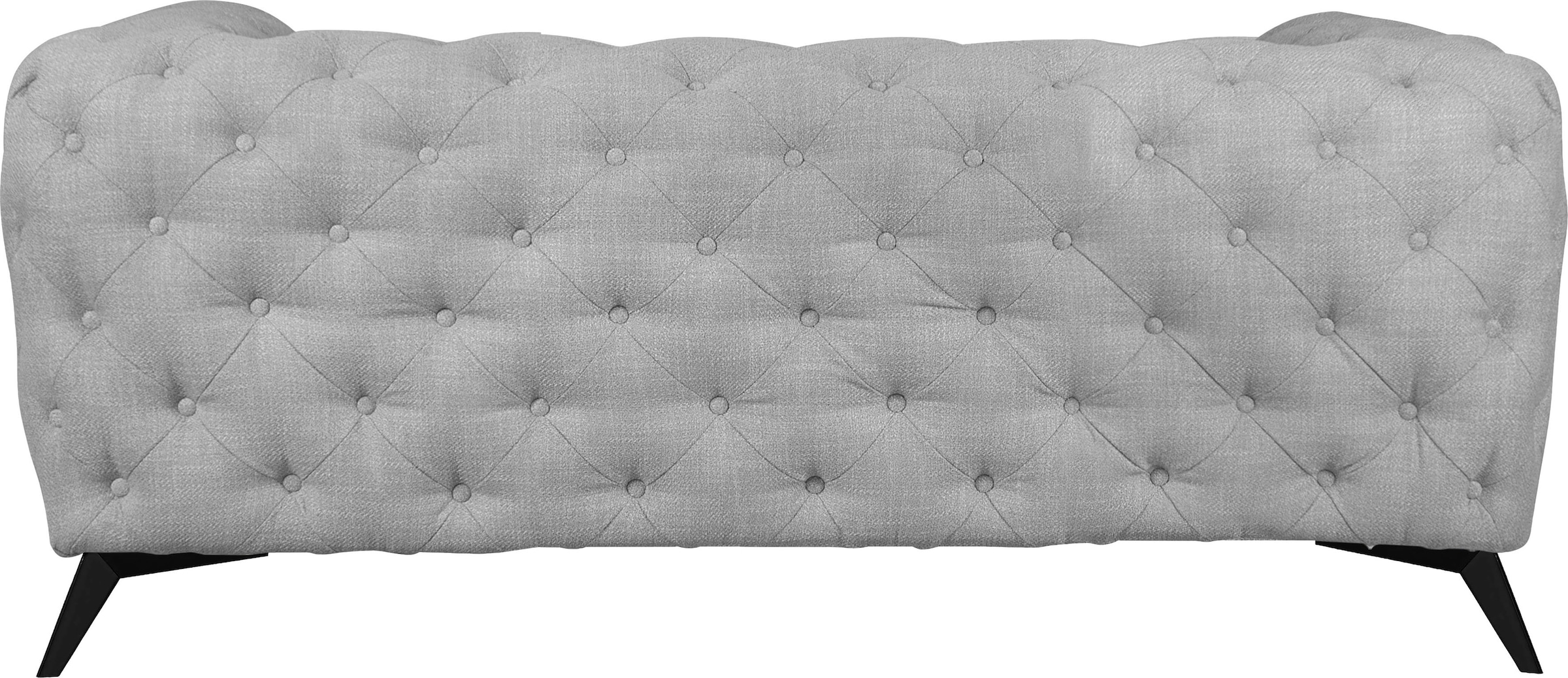 Leonique Chesterfield-Sofa »Glynis«, aufwändige Knopfheftung, moderne Chesterfield Optik, Fußfarbe wählbar