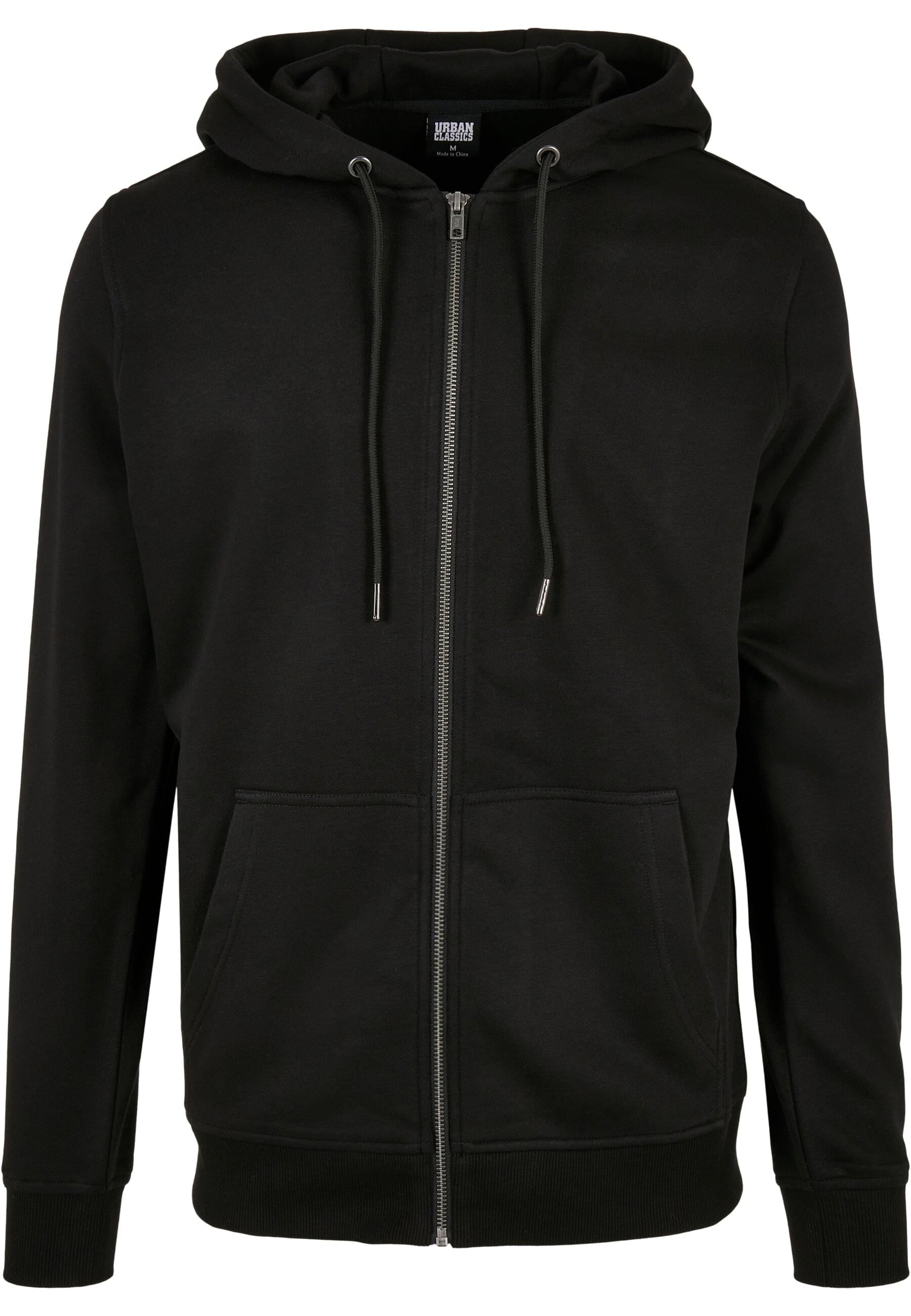 URBAN CLASSICS Sweatjacke "Urban Classics Herren Basic Terry Zip Hoody", 1 günstig online kaufen