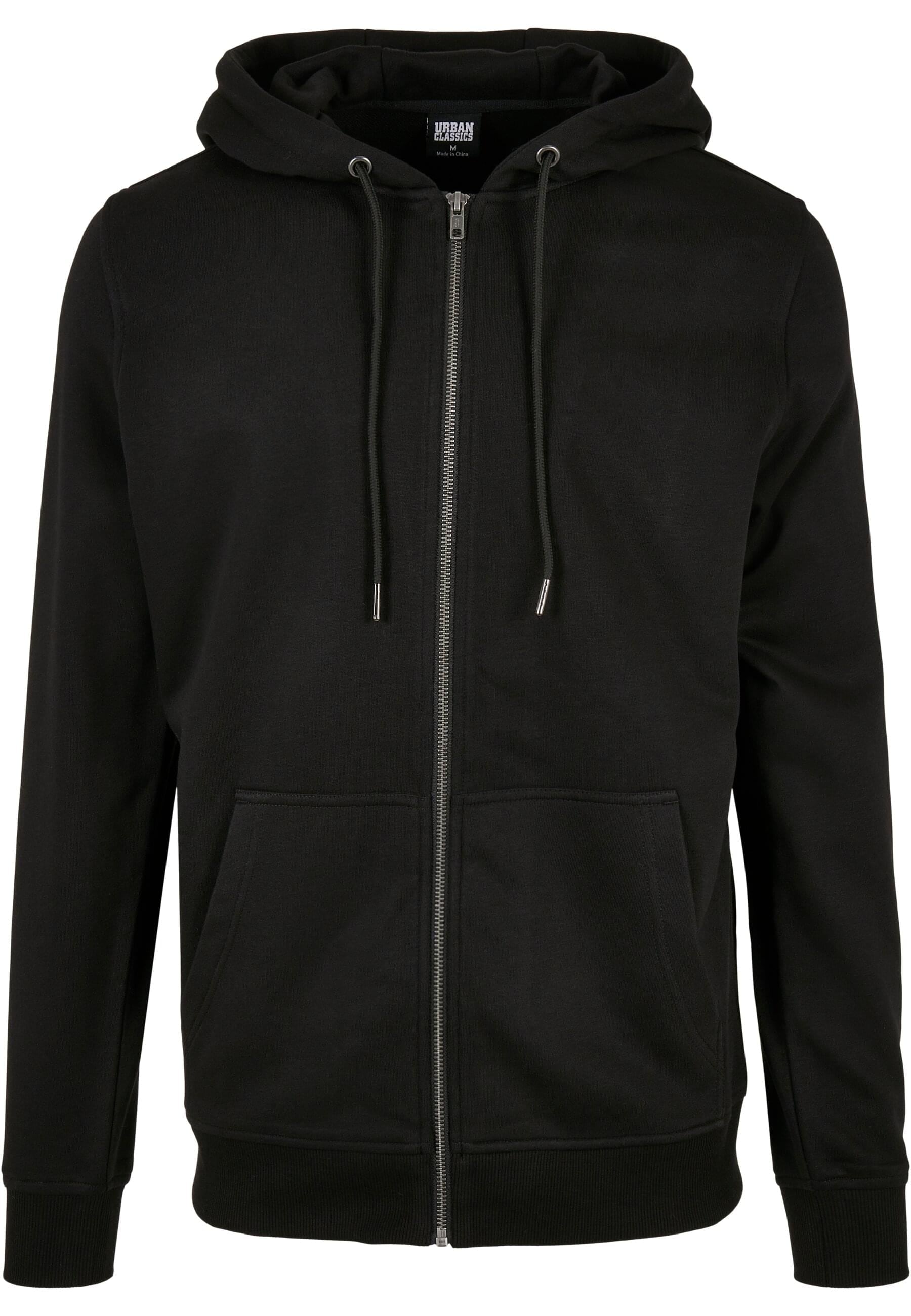 URBAN CLASSICS Sweatjacke "Urban Classics Herren Basic Terry Zip Hoody"