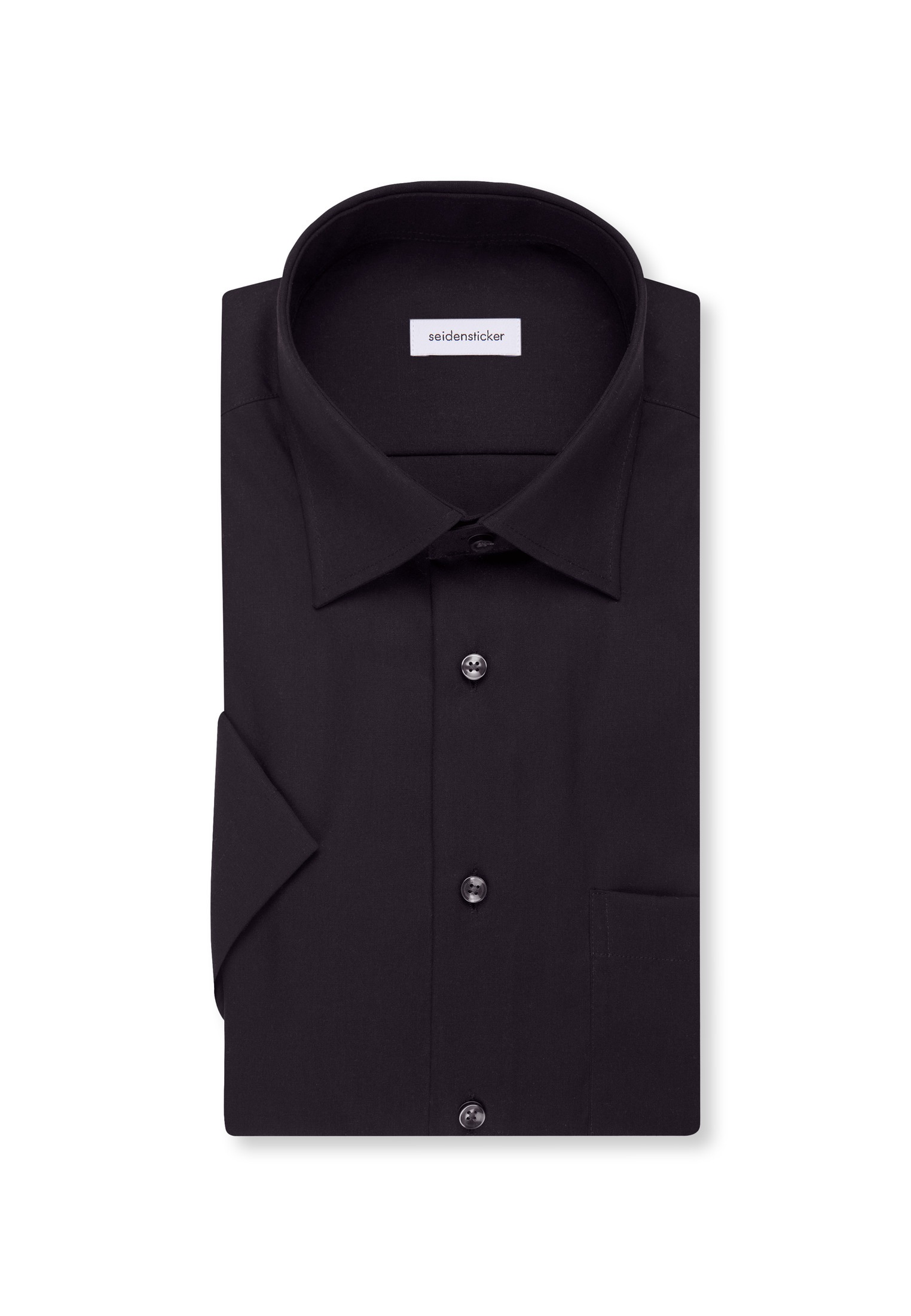 seidensticker Businesshemd »Schwarze Rose« Regular 1/2 Kentkragen Uni