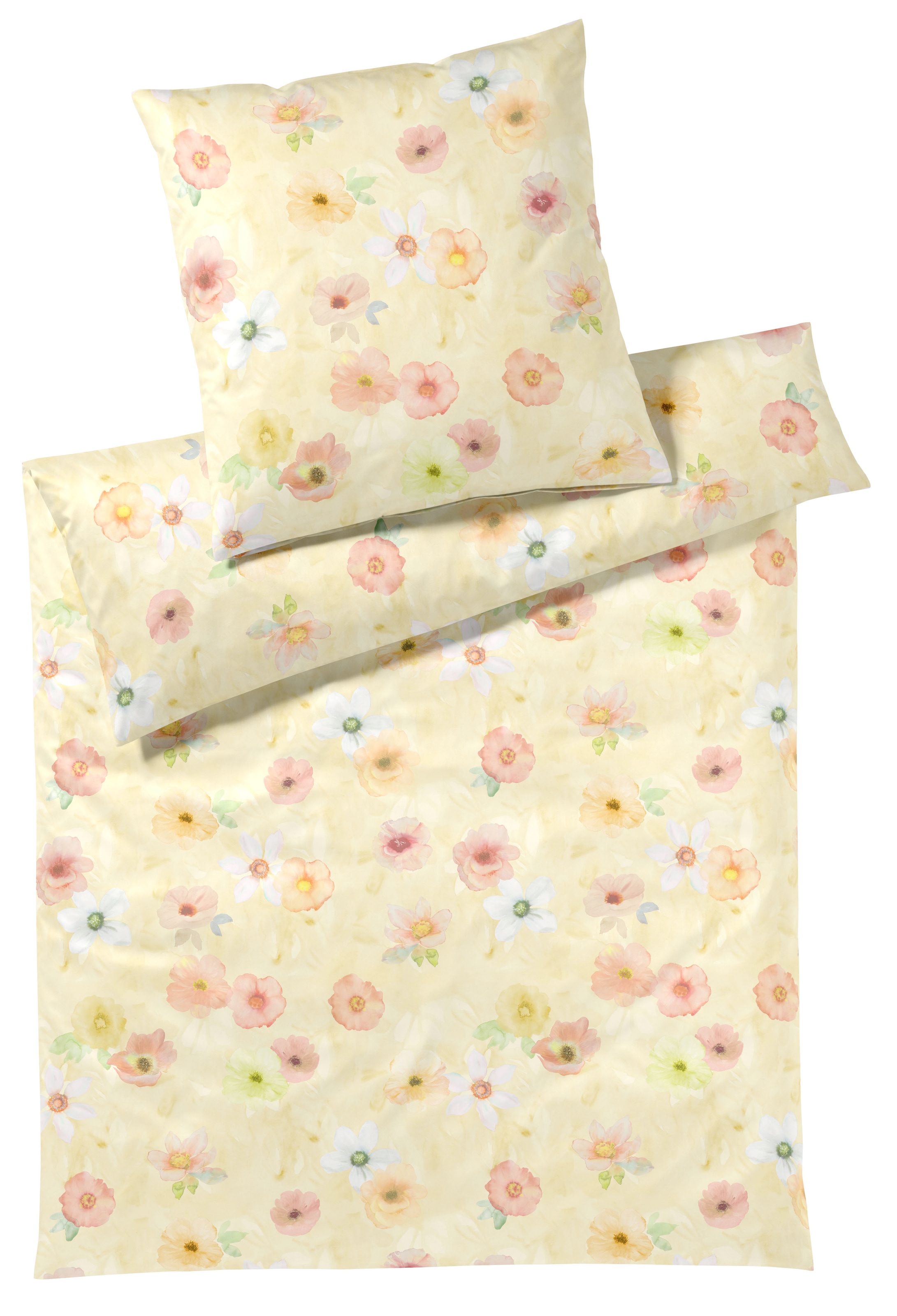 Elegante Bettwäsche "Pastel Jersey" 2 Stk. angenehmes Hautgefühl günstig online kaufen