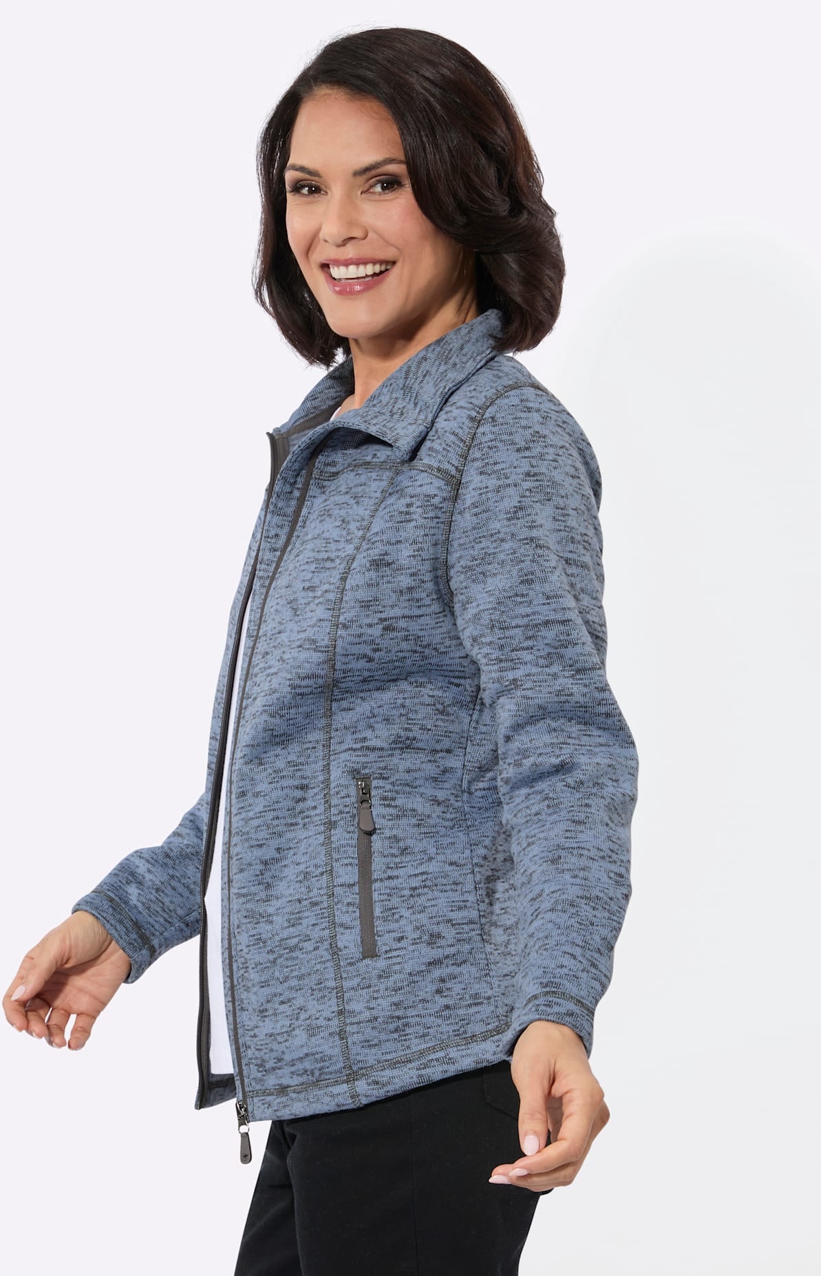 Casual Looks Strickfleecejacke