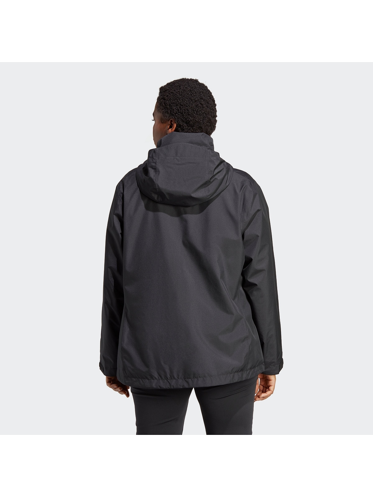 adidas TERREX Regenjacke »Große Größen«, mit Kapuze, Verstaubare Kapuze