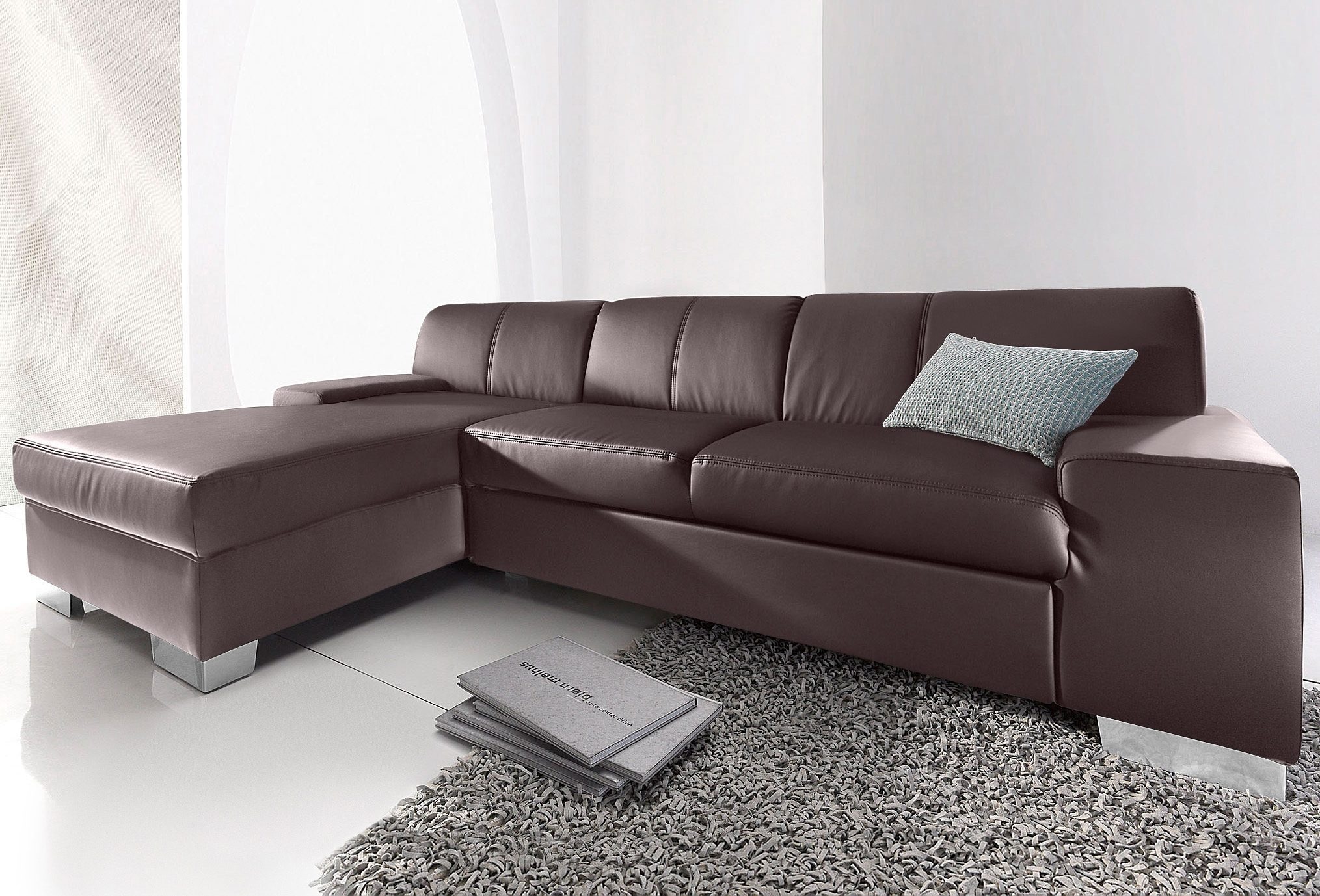 DOMO collection Ecksofa "Star, zeitlose Formensprache, elegante Optik, Brei günstig online kaufen