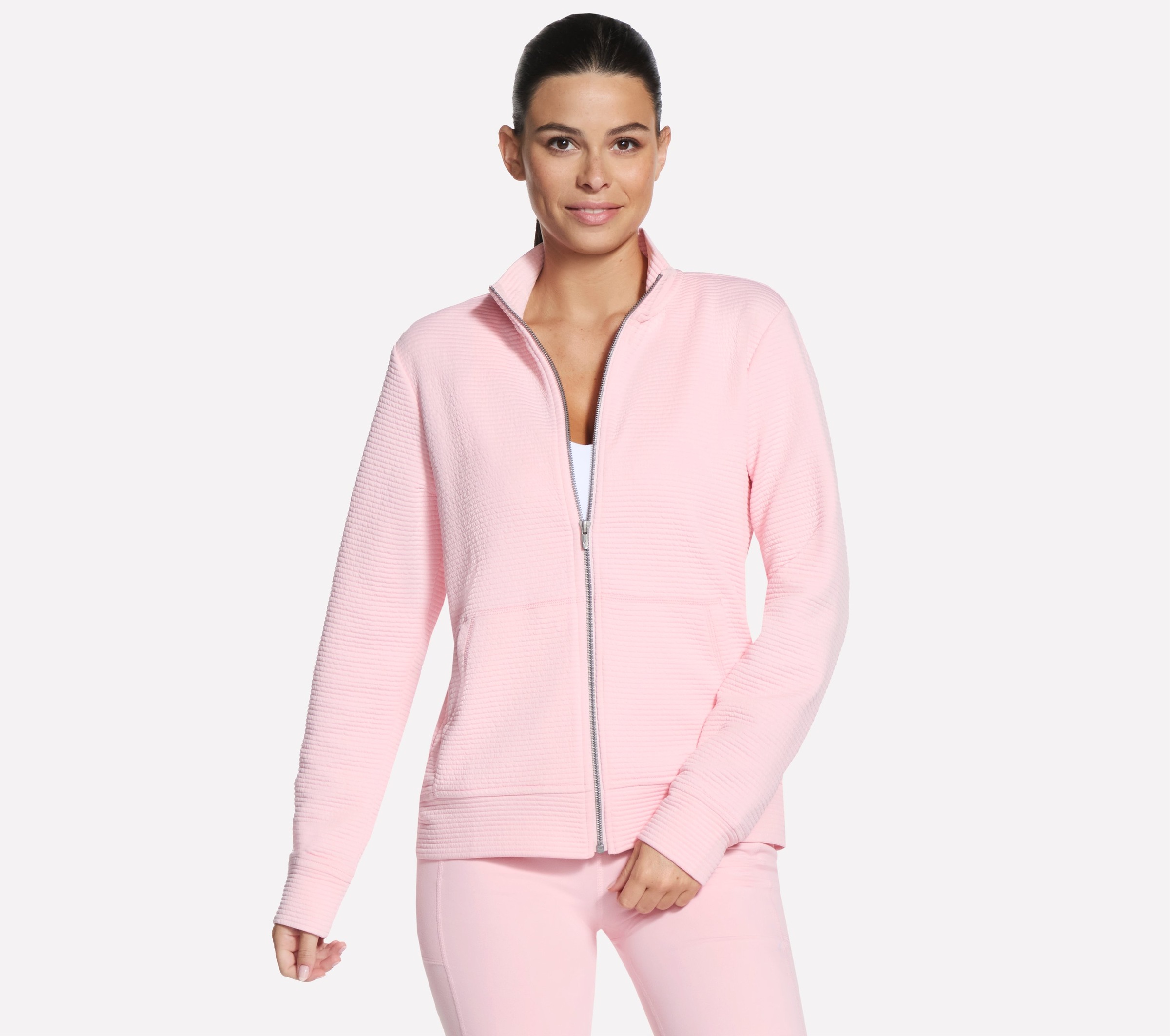 Skechers Trainingsjacke "Womens Jacket" Für Damen, Aus Polyester Und Elasthan