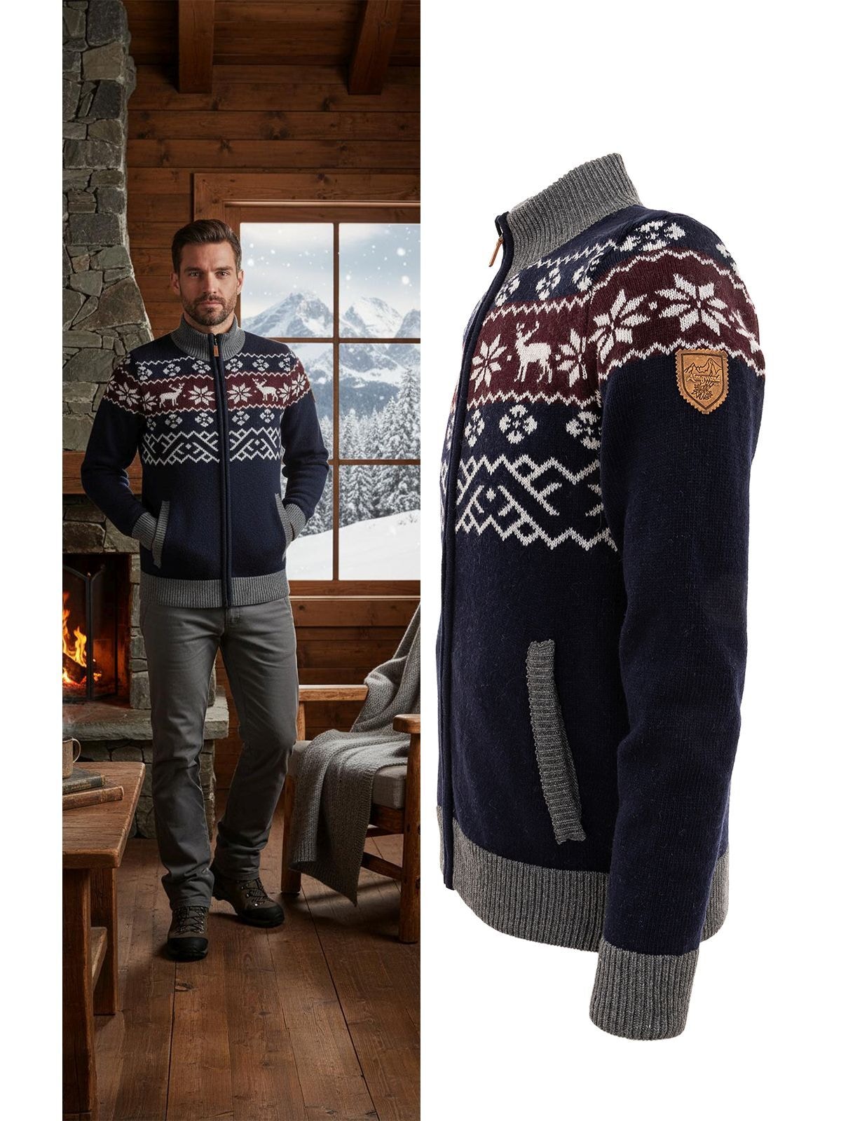Almgwand Strickjacke »Strickjacke WALCHERALM«