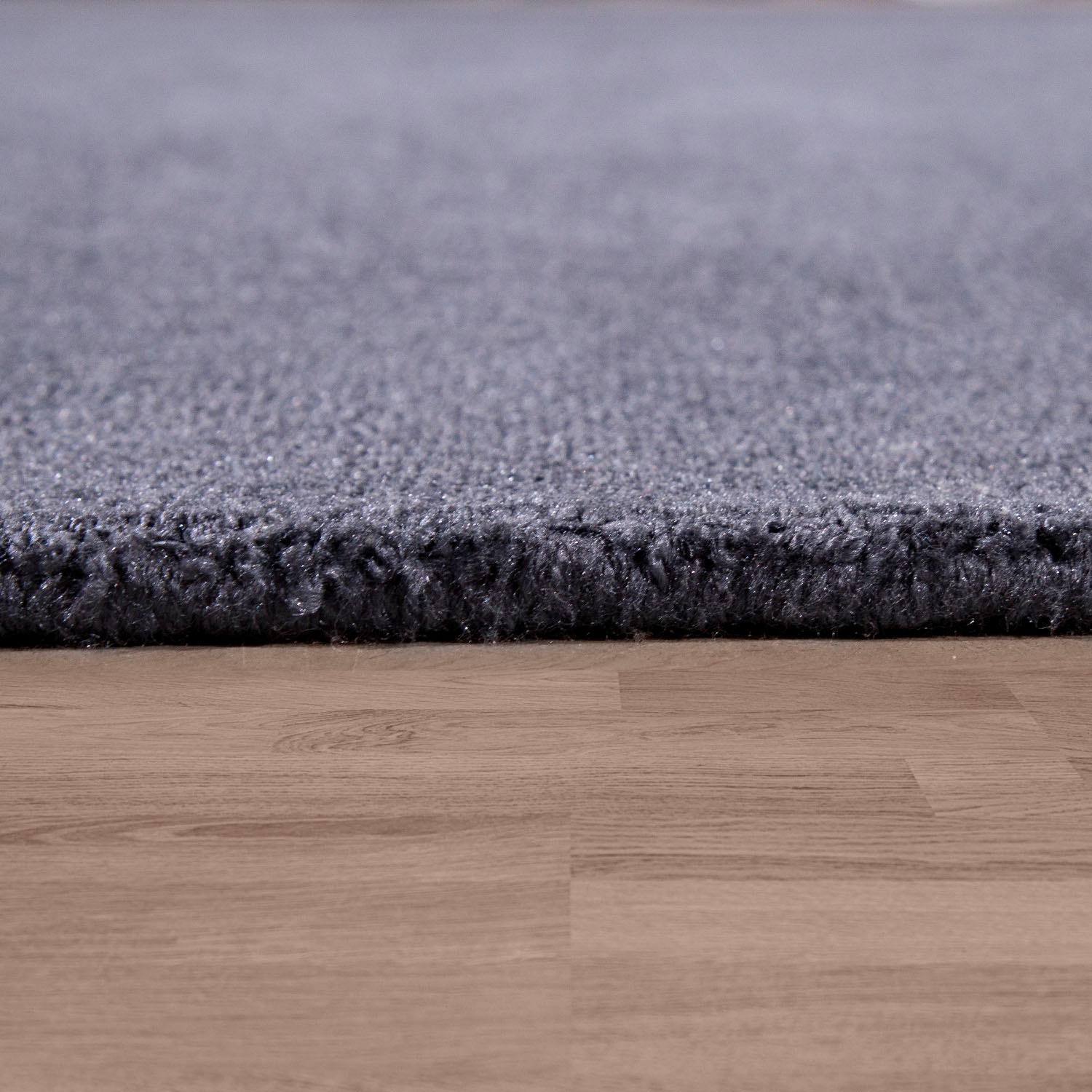 Paco Home Teppich »Randers 578«, rund, 14 mm Höhe, Kurzflor, Handweb Teppich, Uni Farben, handgewebt