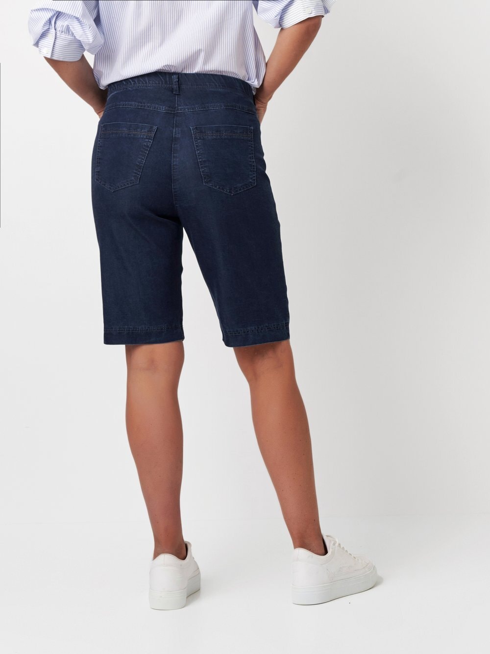 Relaxed 5-Pocket-Jeans »Meine beste Freundin« in Bermudalänge
