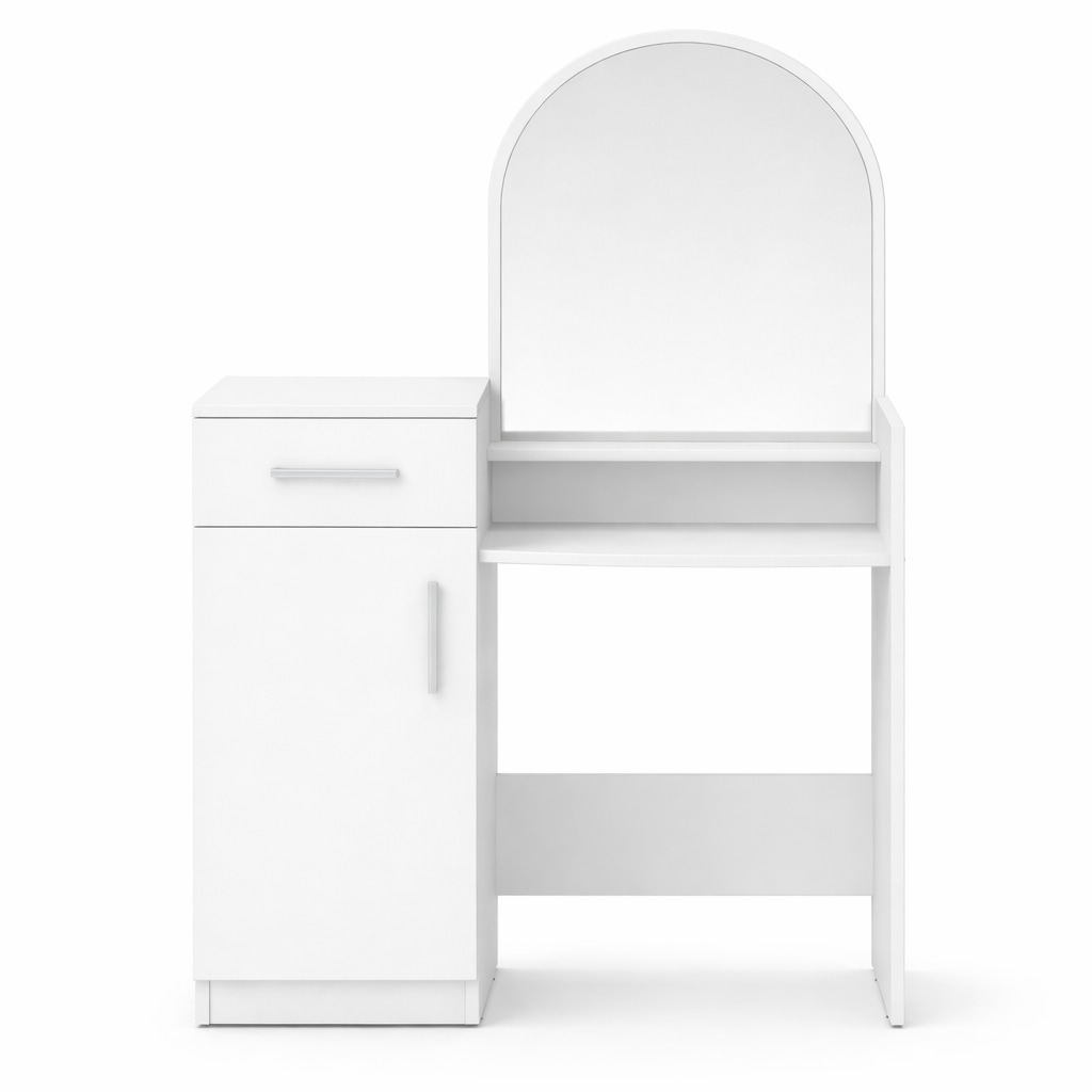 OTTO home Schminktisch »Trympo 1, Kosmetiktisch, Frisiertisch, Schminkkommode, Toilettentisch« Schminktisch mit Spiegel und Stauraum (1 Schublade, 1 Tür)