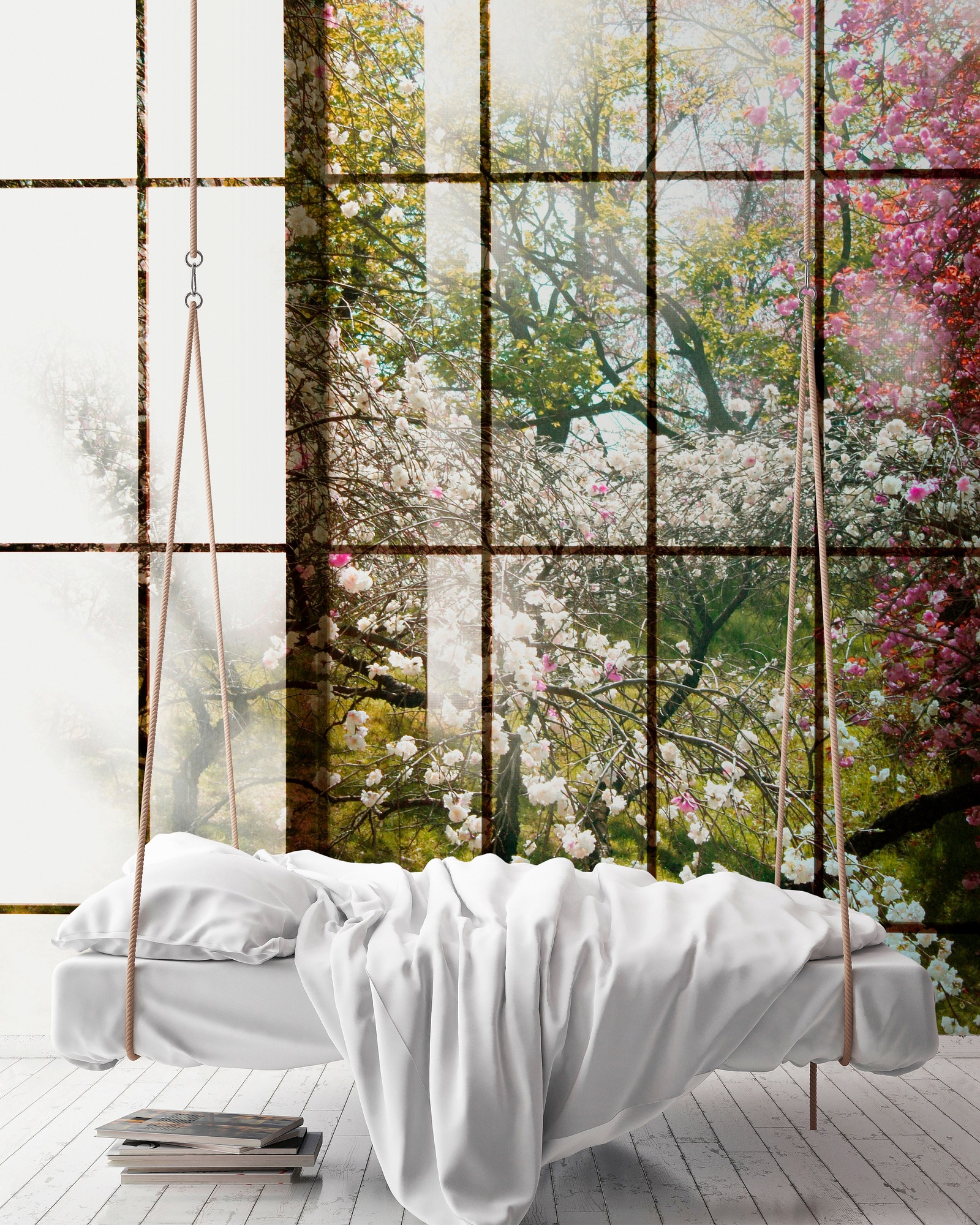 living walls Fototapete »Walls by Patel Orchard 1«, Vlies, Wand, Schräge