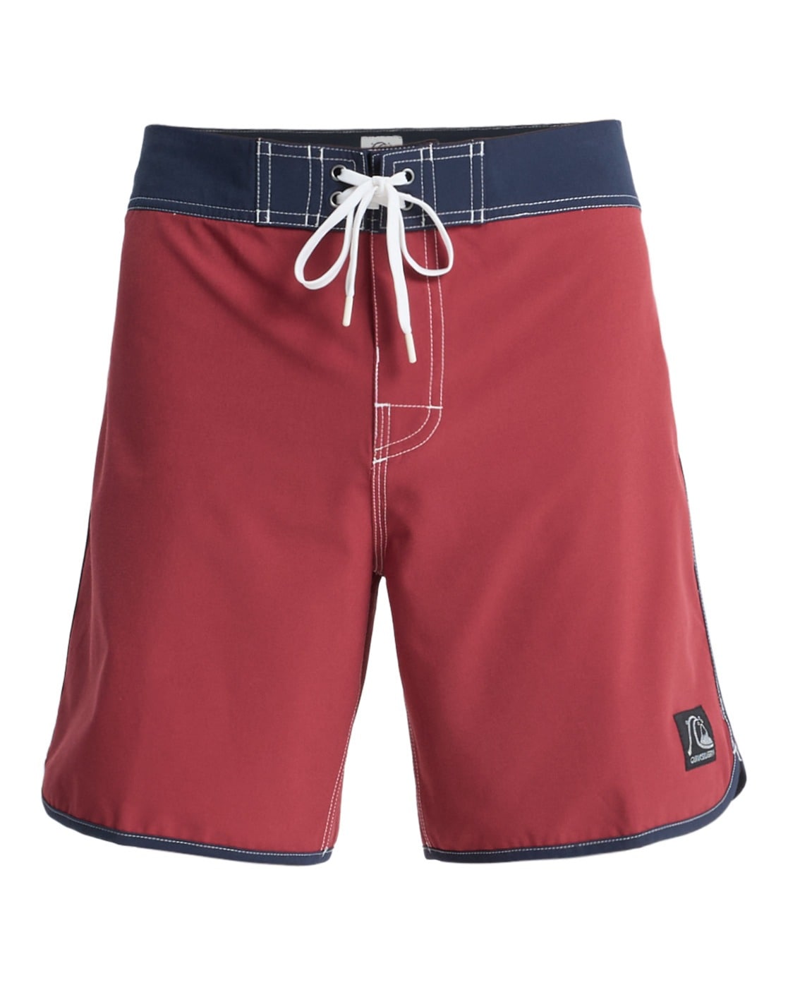 Boardshorts QUIKSILVER "Original Scallop 18", Herren, Gr. 38(XXL), burnt russet, Obermaterial: 92% Microfaser, 8% Elasthan;, Hosen