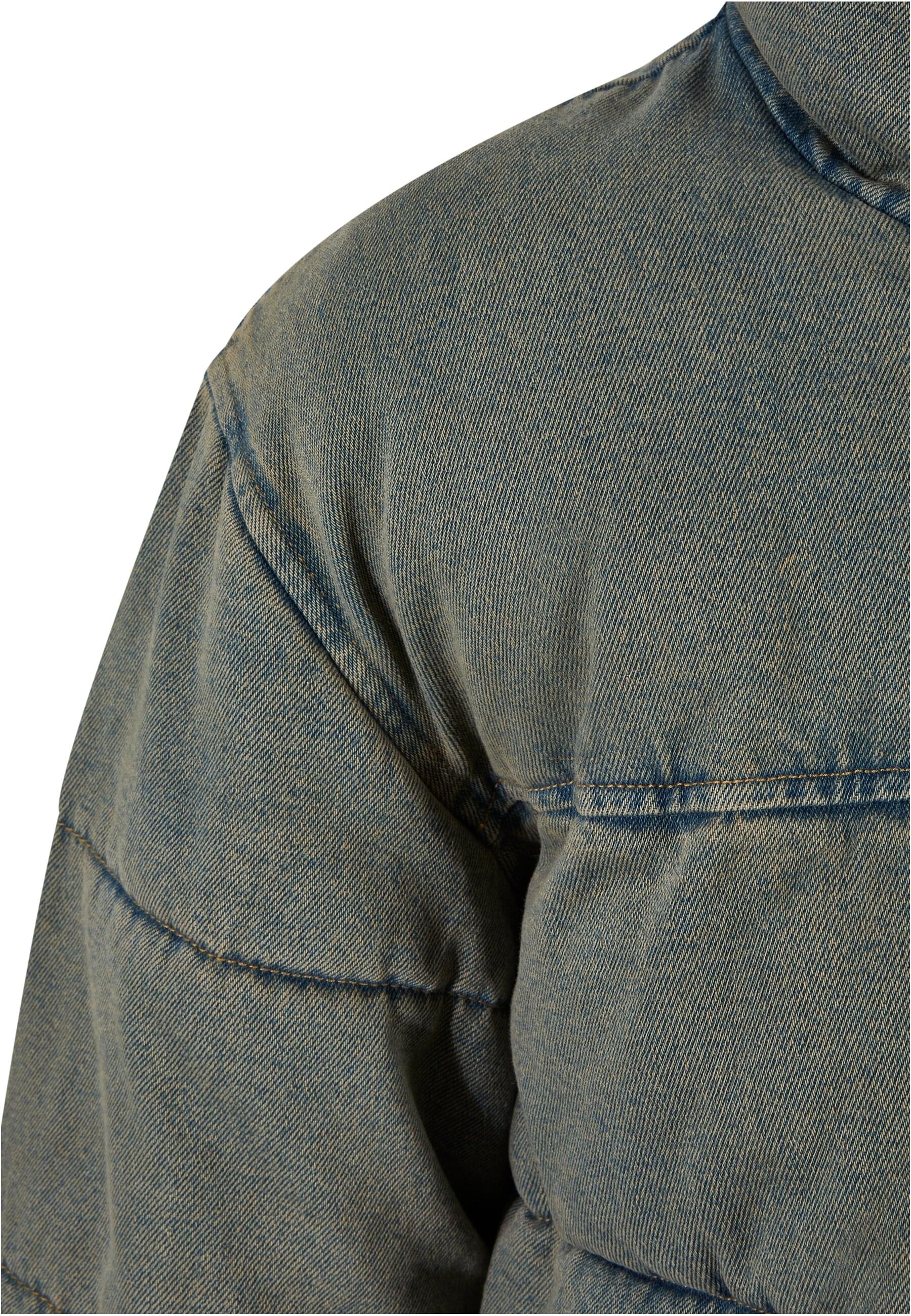 Karl Kani Winterjacke »Karl Kani Herren KM224-019-1 KK OG Denim Puffer Jacket«, (1 St.), ohne Kapuze