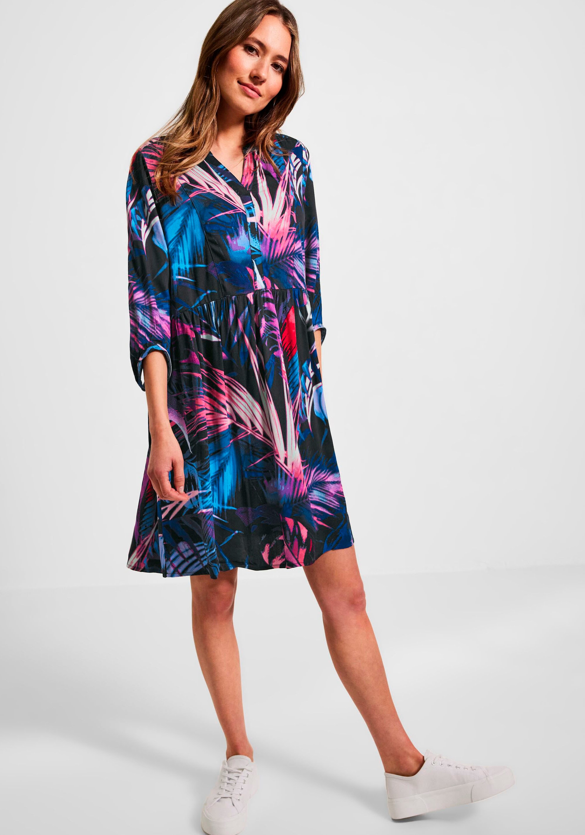 Cecil Druckkleid »TOS Print Dress«, in trendiger Print Optik für kaufen |  BAUR