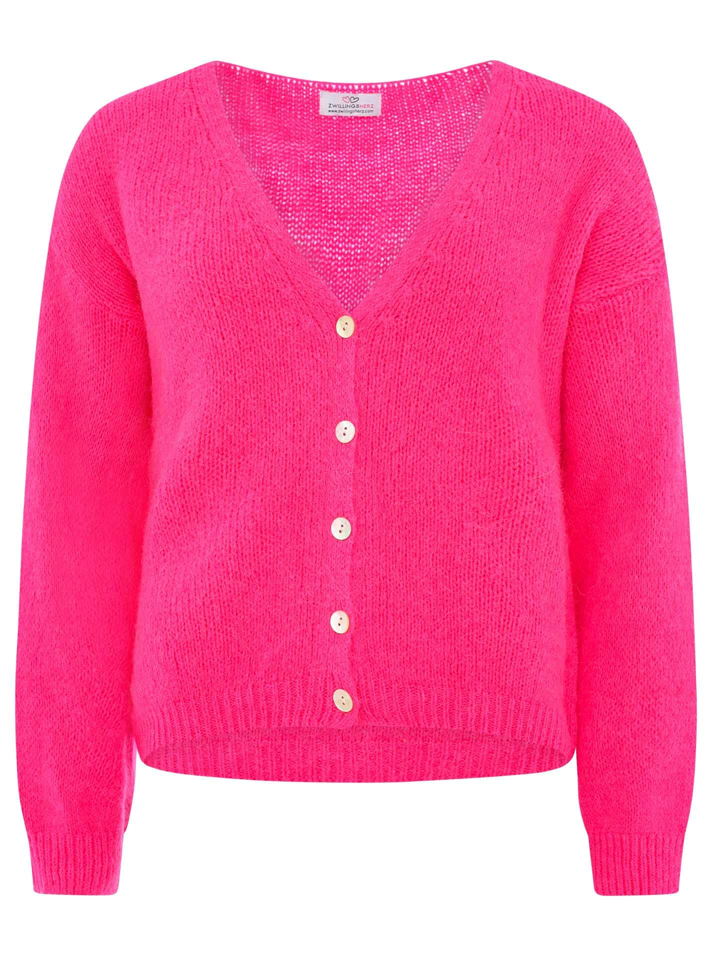 Zwillingsherz Strickjacke »"Uni"«, One Size