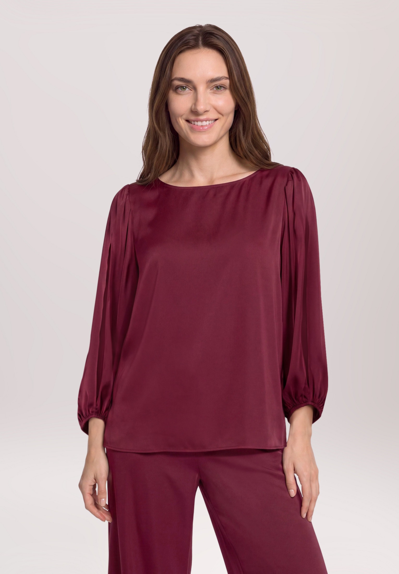 Betty Barclay Satinbluse »Damen mit U-Boot-Ausschnitt«