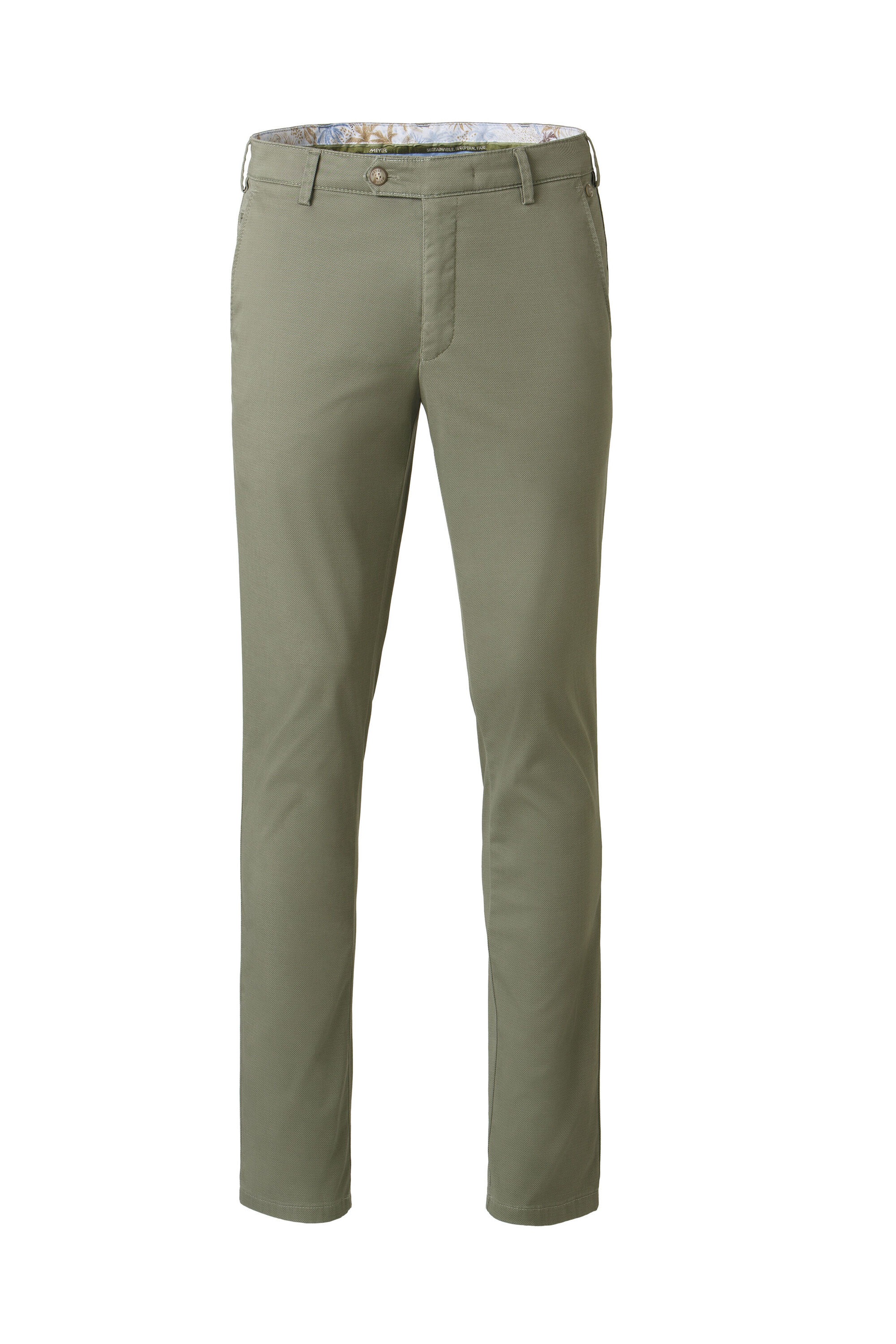 MEYER Chinos »BONN Art.1-5063«, mit buntgewebtem Innenfutter
