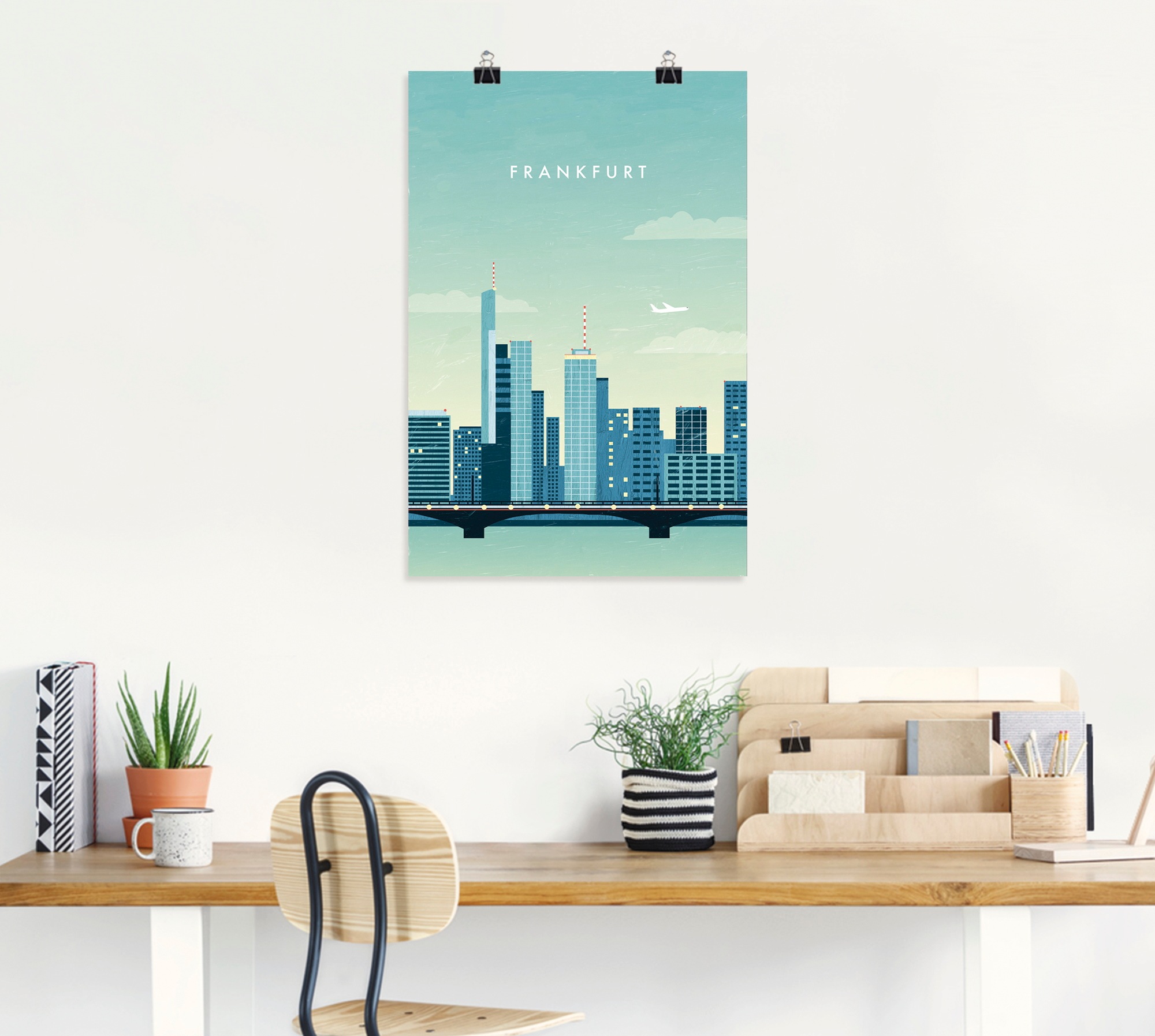 Artland Wandbild »Frankfurt« 1 Stk. tlg. als Alubild, Leinwandbild, Poster, Wandaufkleber in verschied. Größen