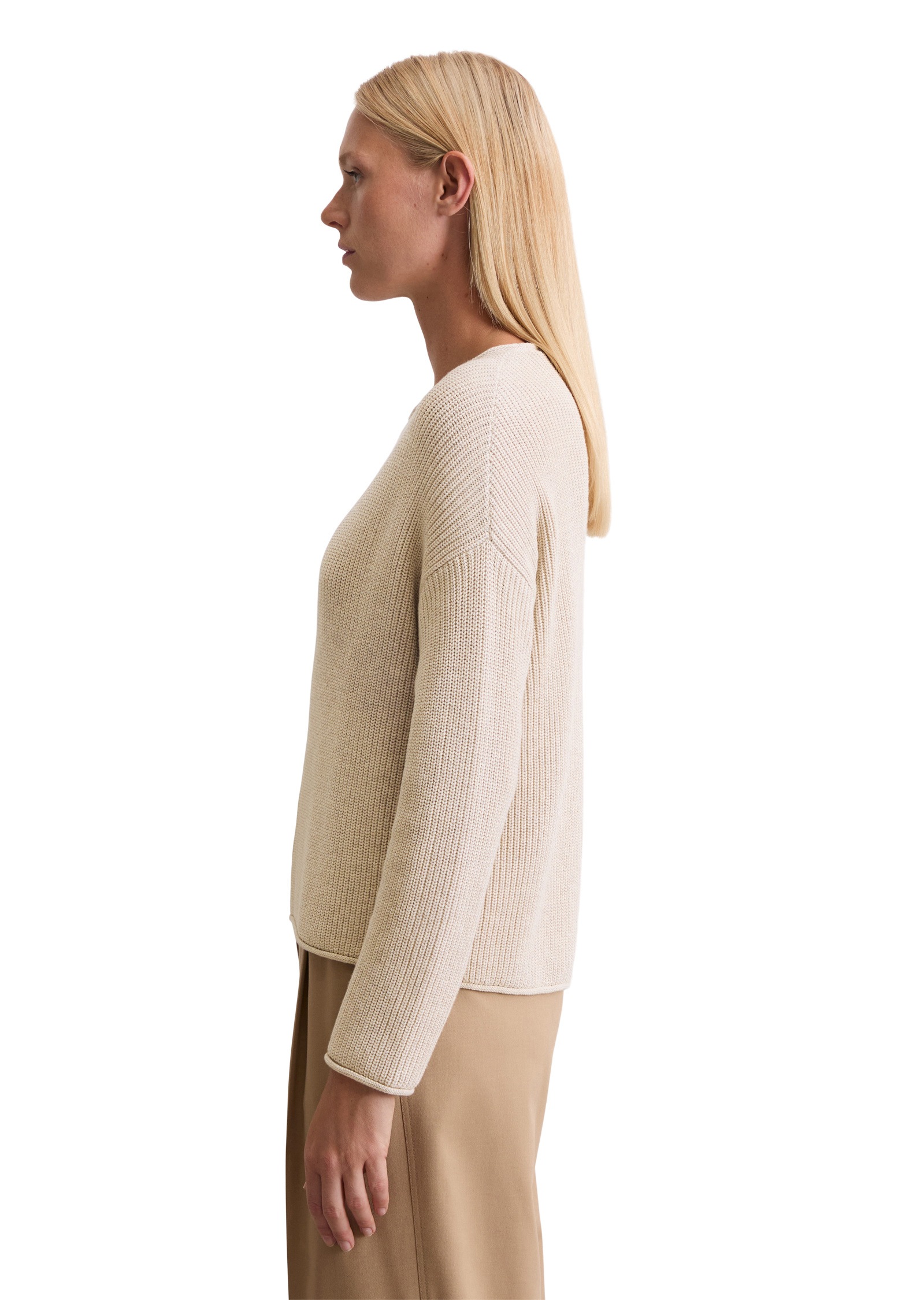 Marc OPolo Strickpullover "aus Heavy-Weight-Organic-Cotton" günstig online kaufen