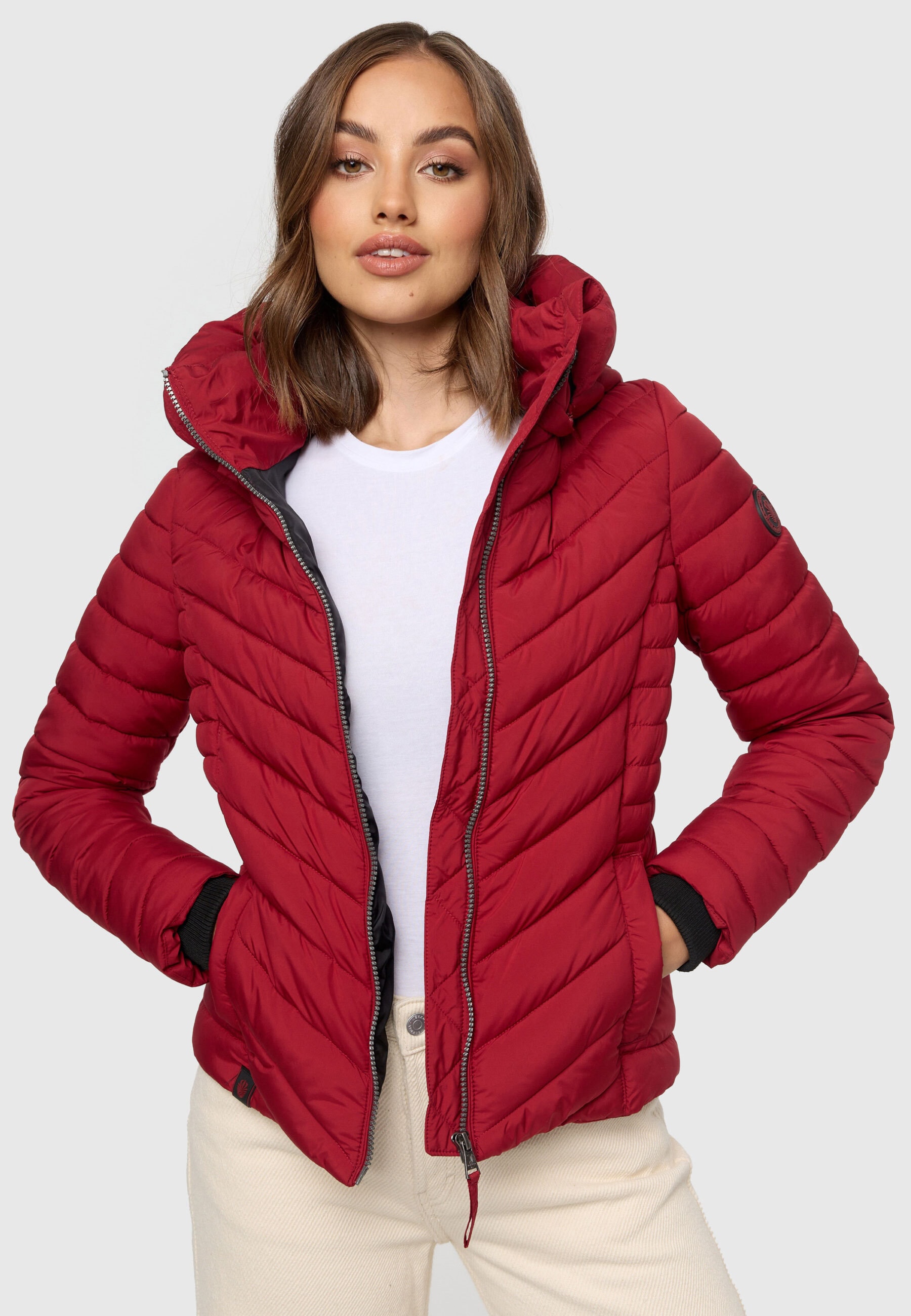 großer »Kagomee«, bestellen Steppjacke Marikoo BAUR mit | Kapuze