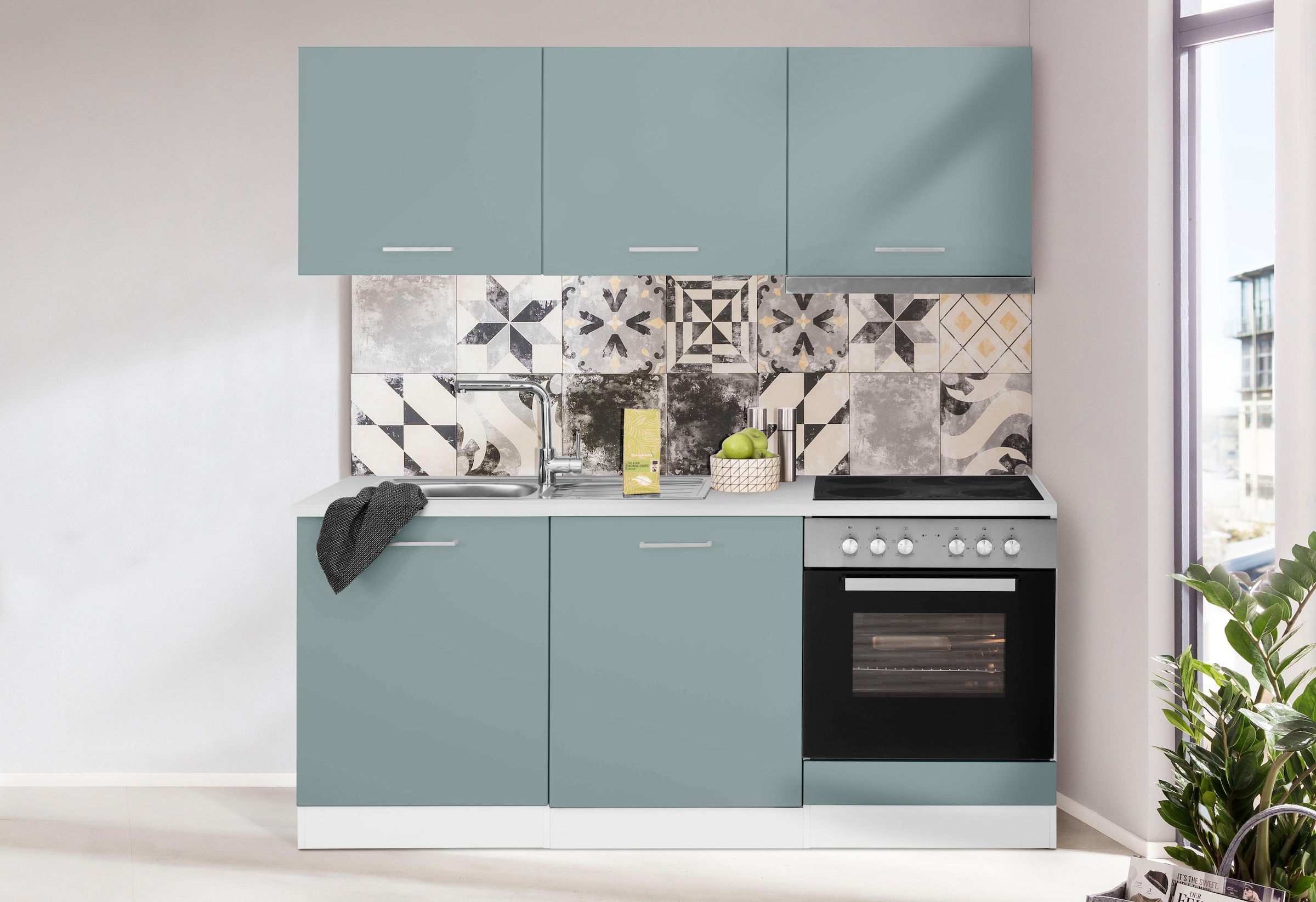 KOCHSTATION Virtuvės baldų komplektas »KS-Visby« s...