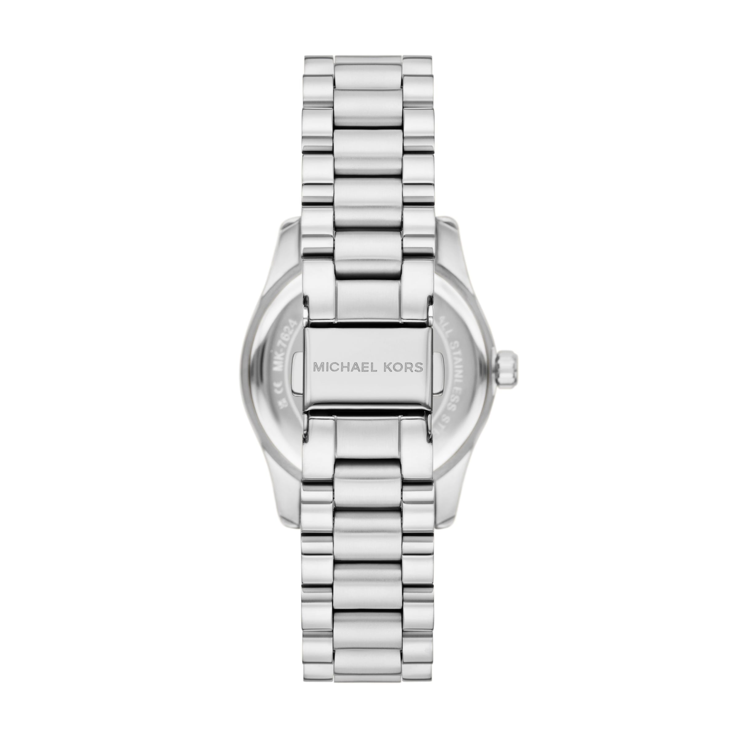 MICHAEL KORS Quarzuhr »Lexington« Armbanduhr, Edelstahlarmband, analog, Glassteine