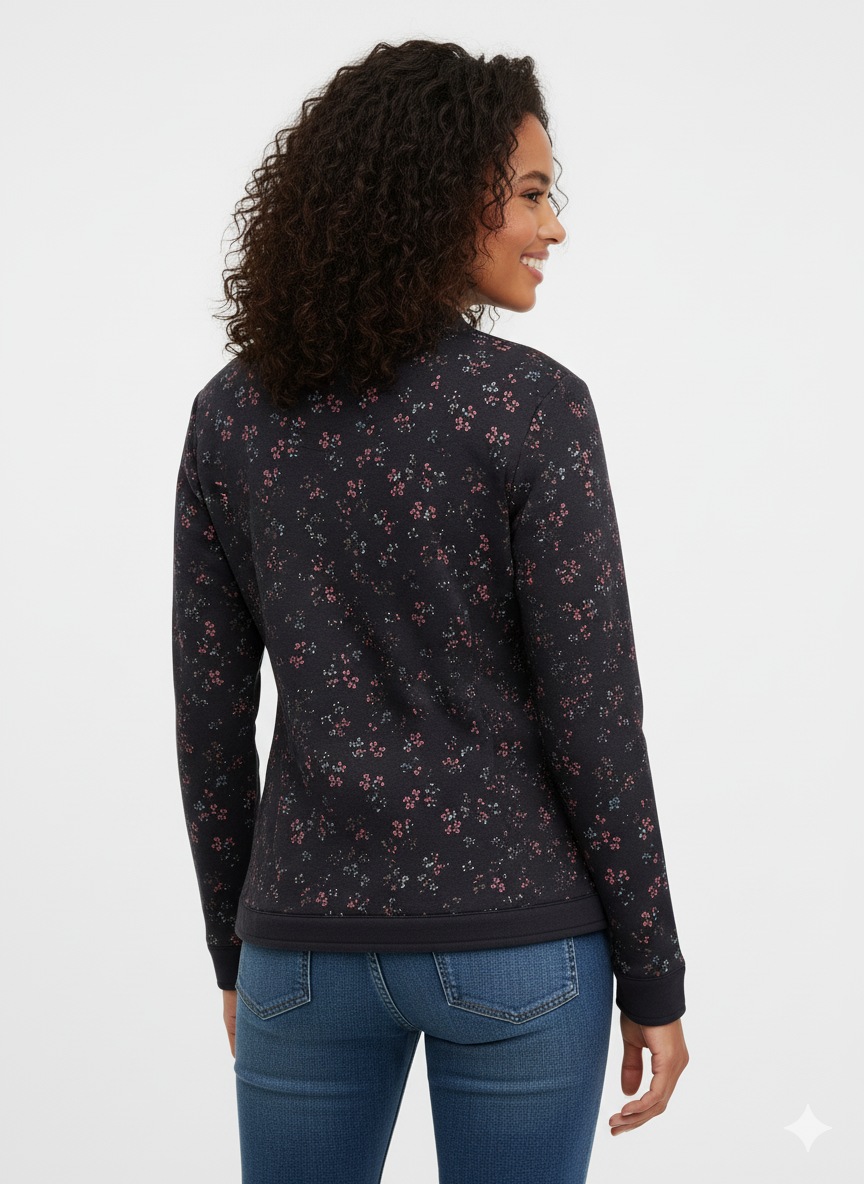 Ragwear Sweatjacke "AVALINA FLOWERS O" günstig online kaufen