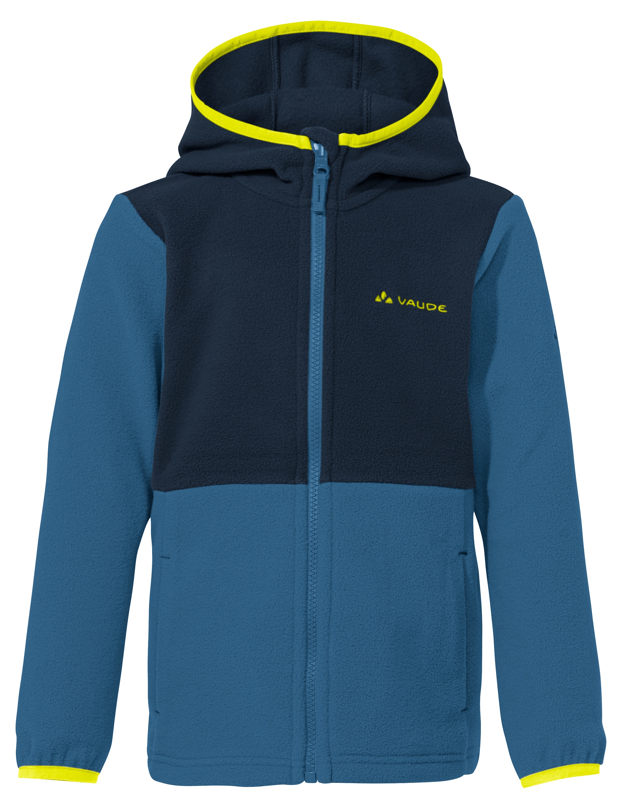 VAUDE Fleecejacke "KIDS PULEX HOODED JACKET II", (1 St.), mit Kapuze