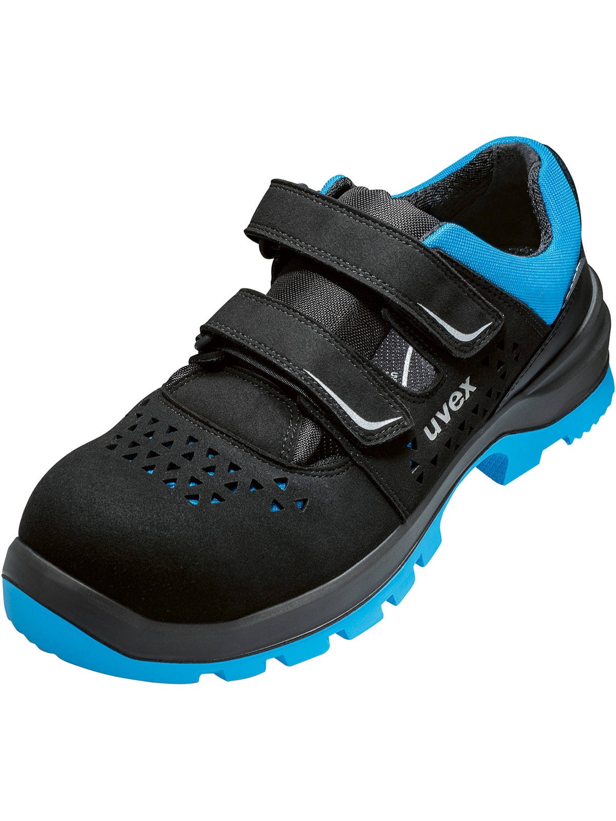 UVEX Sicherheitsschuh "Sicherheitsschuhe uvex 2 xenova Sandale S1PL", 47, schwarz, Schuhe