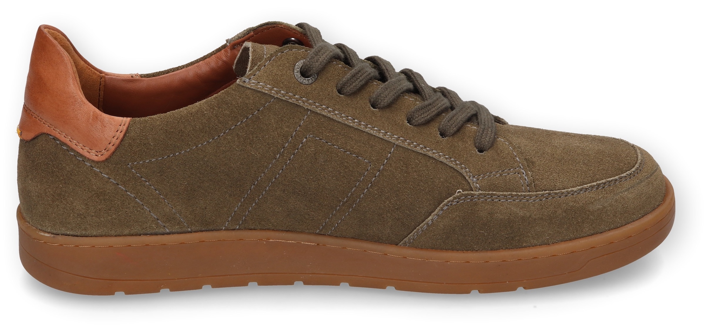 camel active Sneaker, Retro Sneaker, Schnürschuh mit Ziernähten