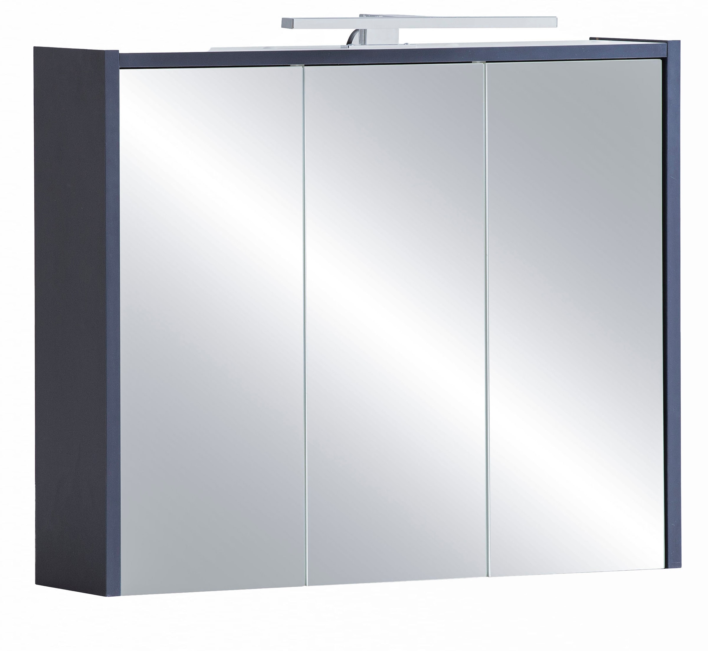 Spiegelschrank »Lovis, Breite 74 cm«, Mit LED-Leuchte und Schalter-/Steckdoseneinheit