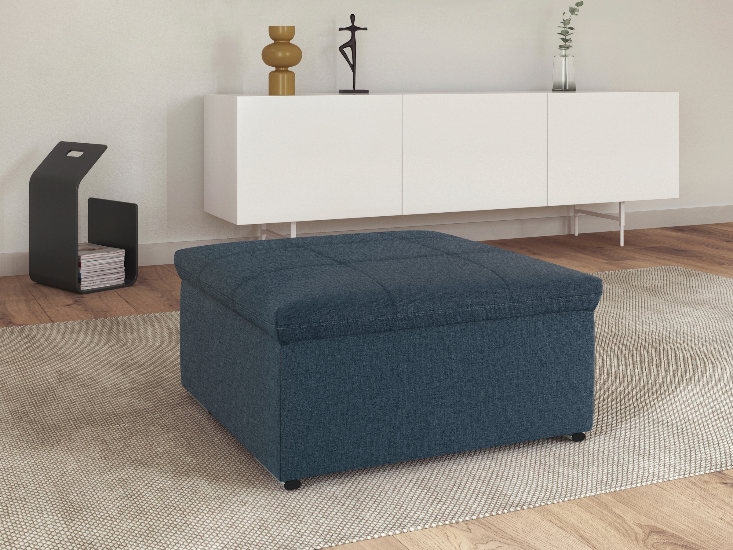 DOMO collection Hocker "SPLASH 87x87 cm, komfortabel, modernes Design"