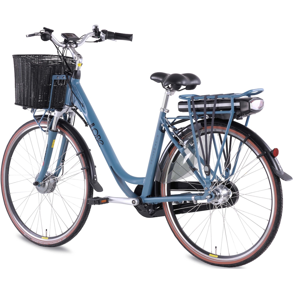 LLobe E-Bike »BlueMotion 3.0, 13Ah«, 7 Gang, Shimano, Frontmotor 250 W