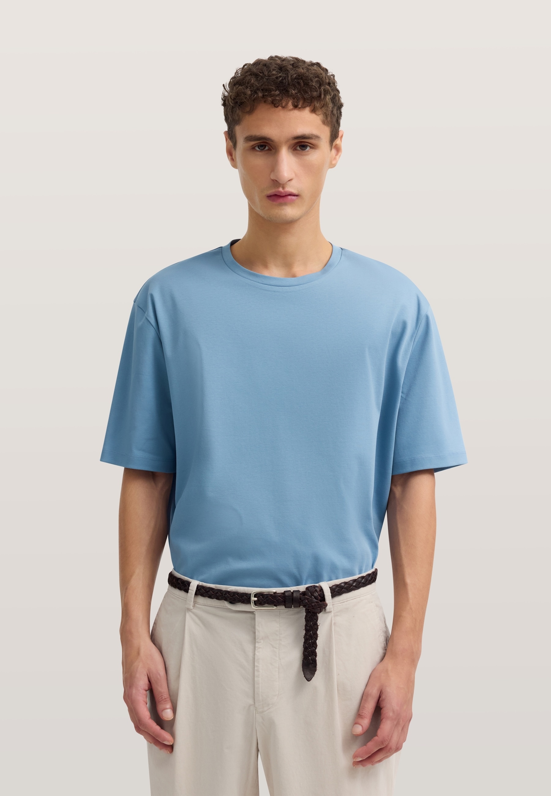 bugatti T-Shirt elegant mit Rundhals günstig online kaufen