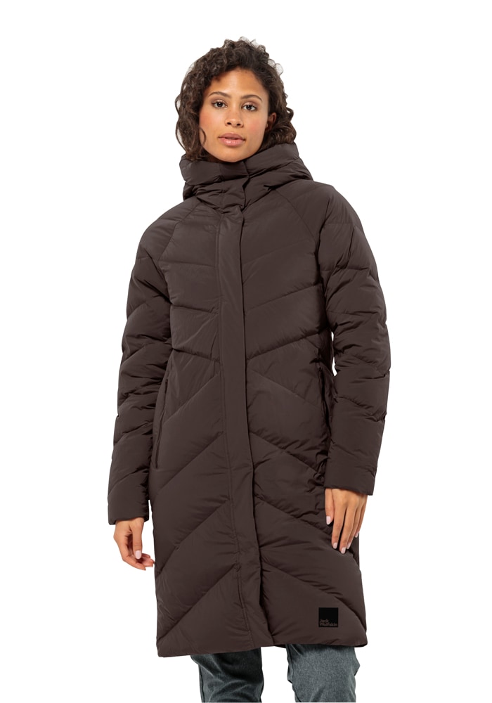 Jack Wolfskin Daunenmantel "MARIENPLATZ COAT W RDS" Daunenmantel, warm, winddicht und wasserabweisend
